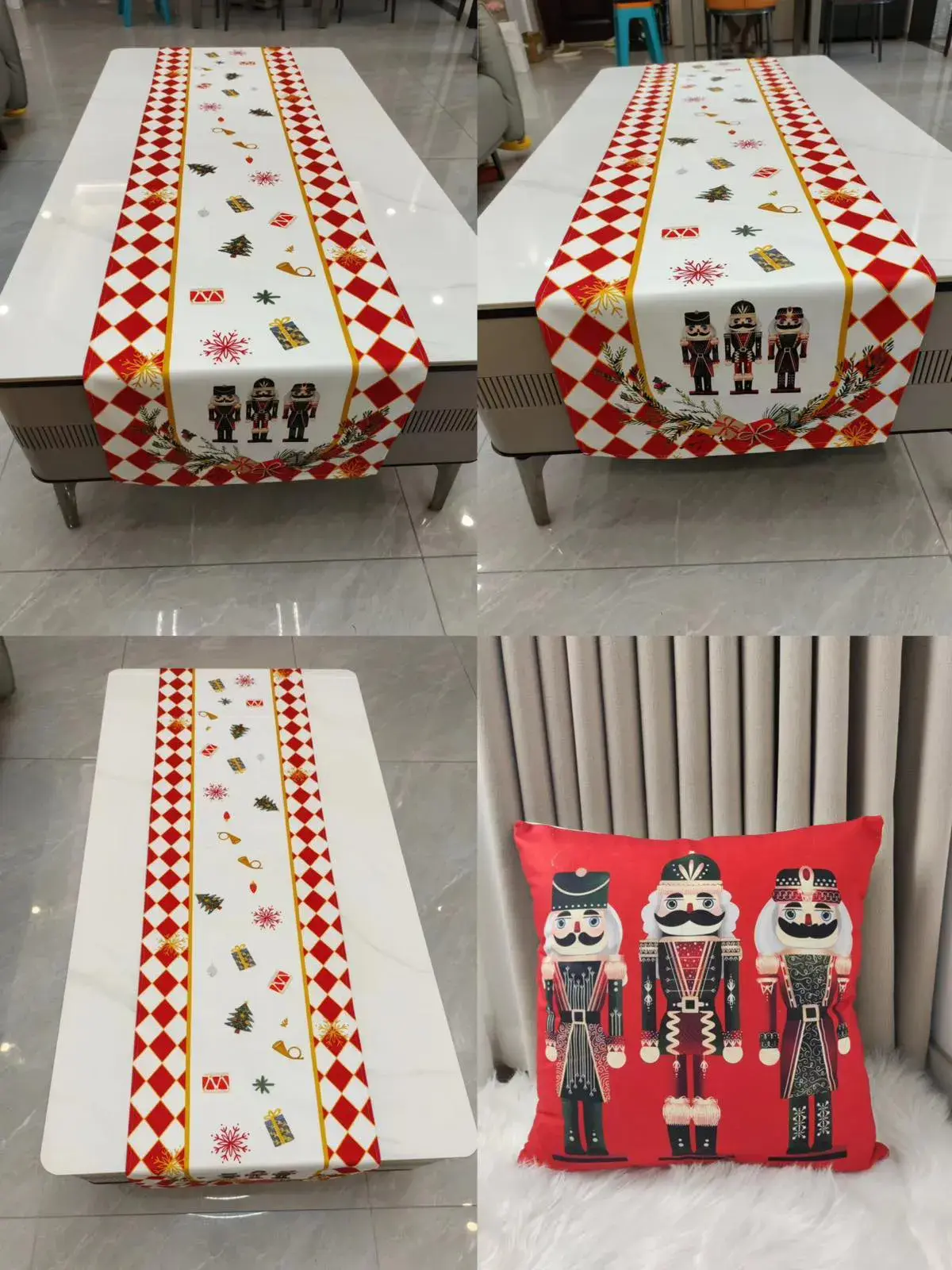 Bieżnik Świąteczny z Nutcracker 40/140 cm