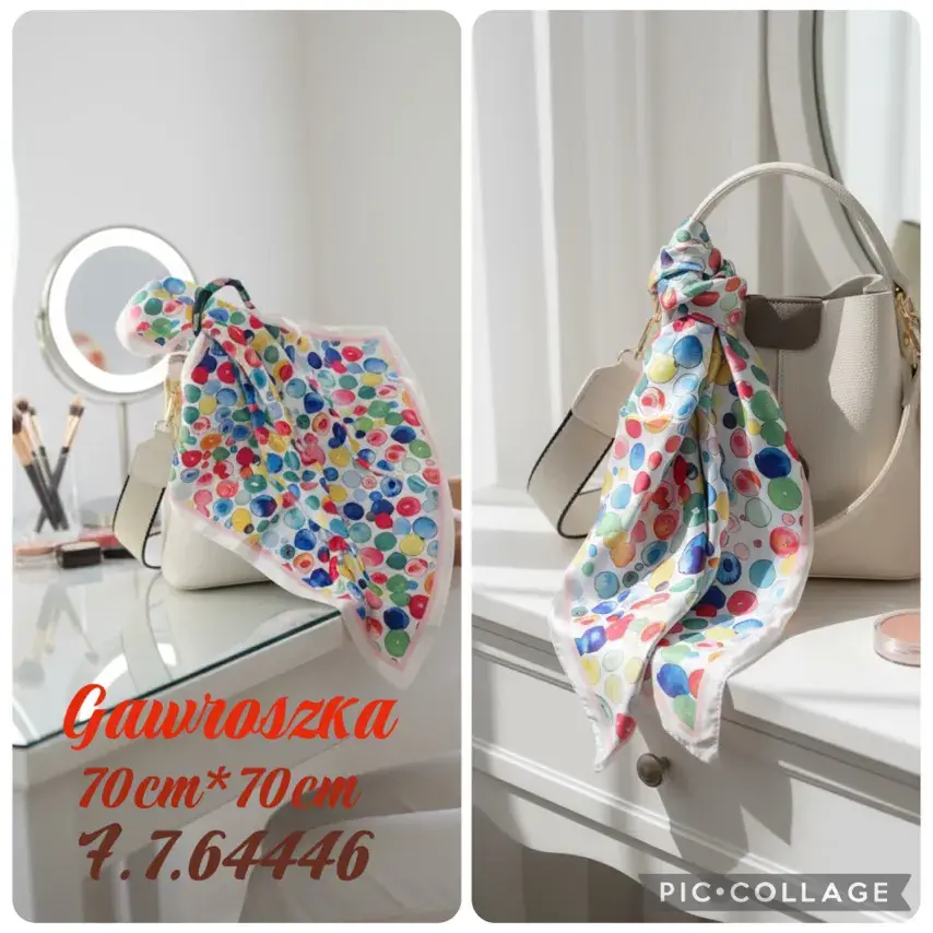 Chusta damska wielokolorowa 100x70cm