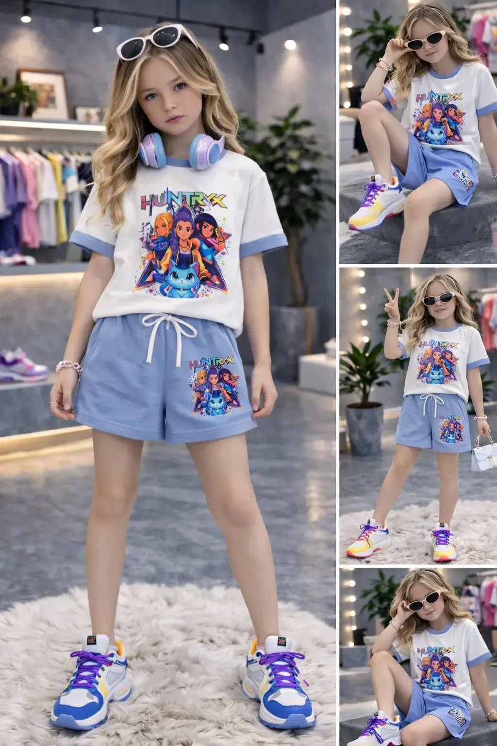 Komplet Odzież dla Dzieci 4-14L Bawełna Monster High