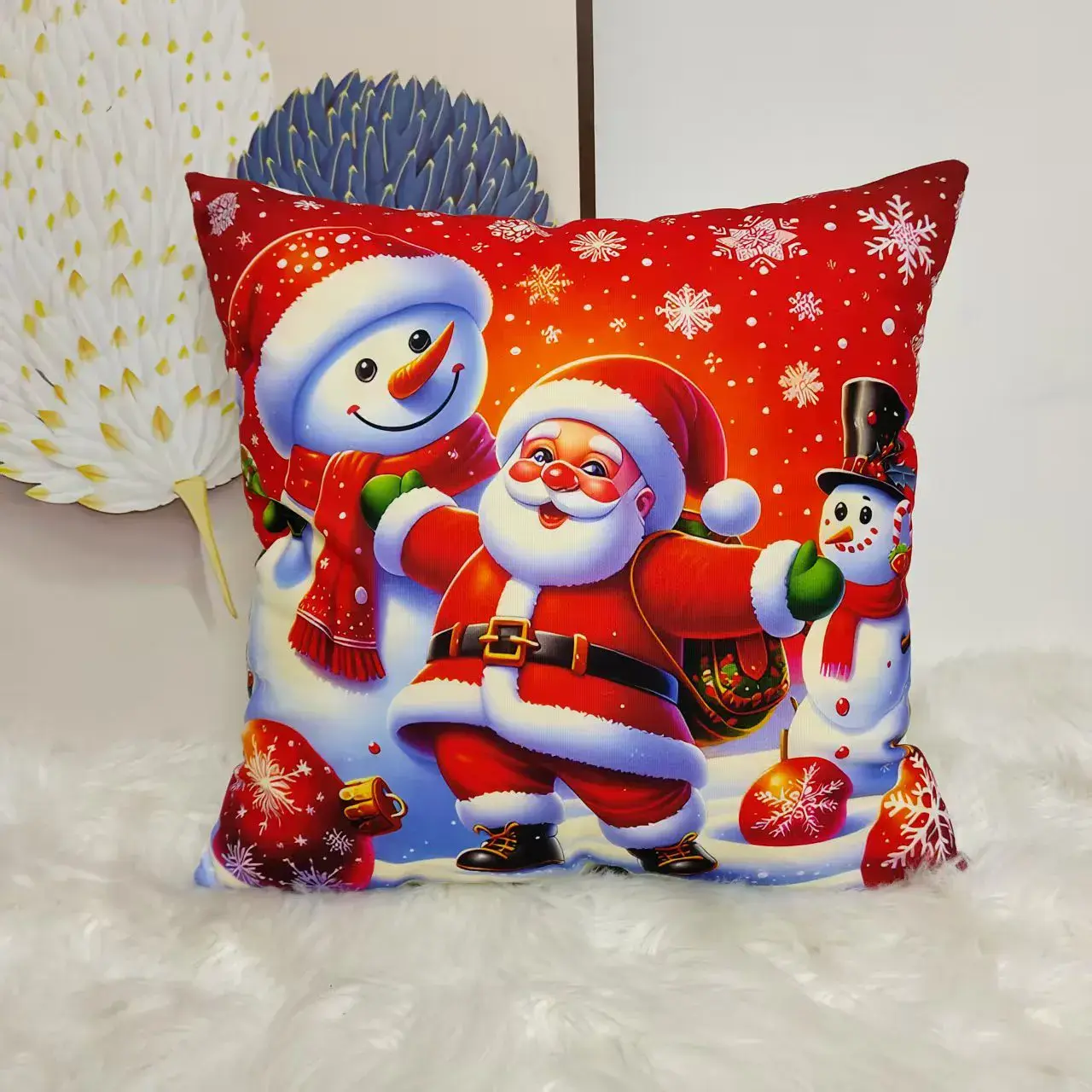 Poszewki na poduszkę 40x40cm świąteczne Santa Claus