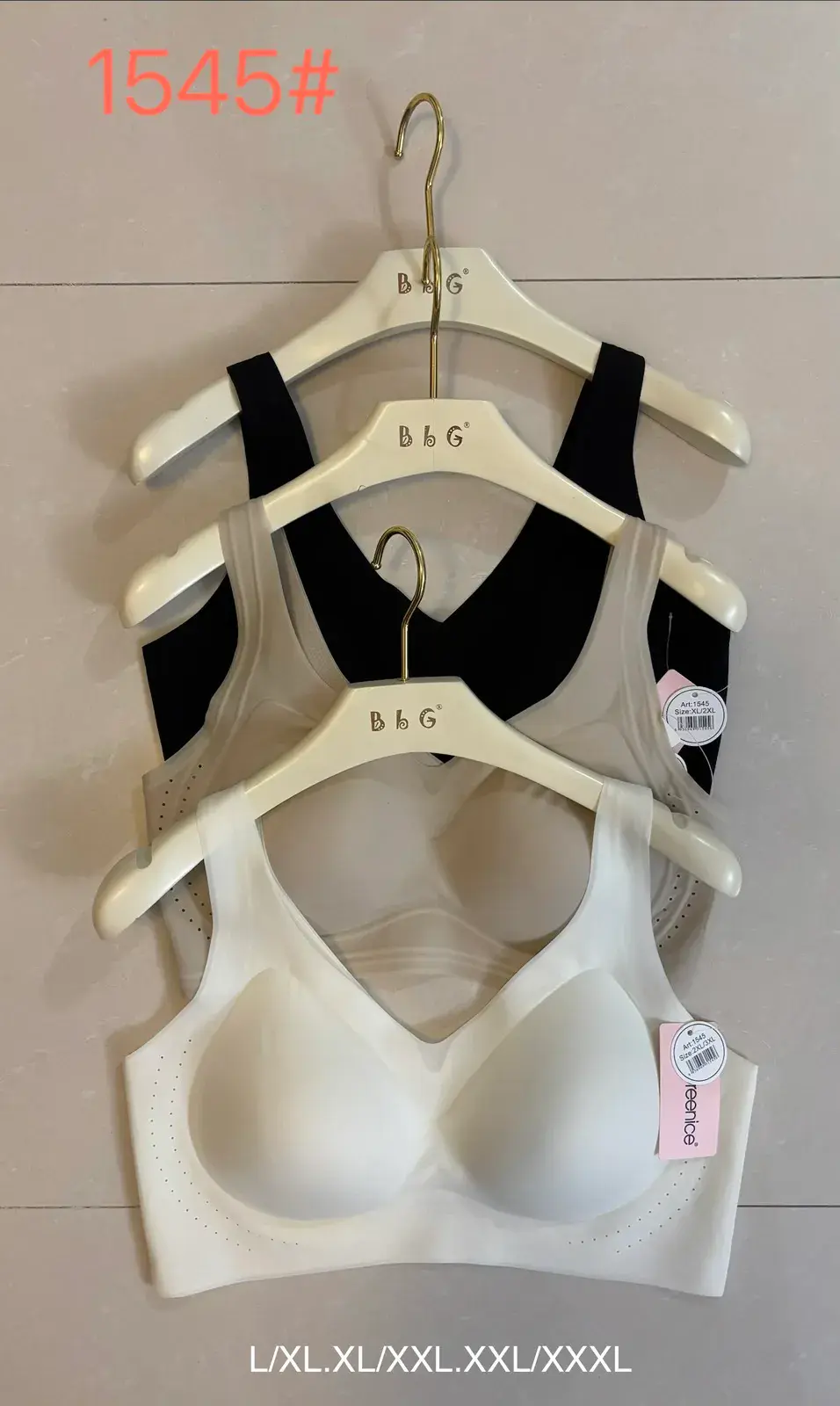 Biustonosz damski B&G beżowy XL-XXL-XXXL