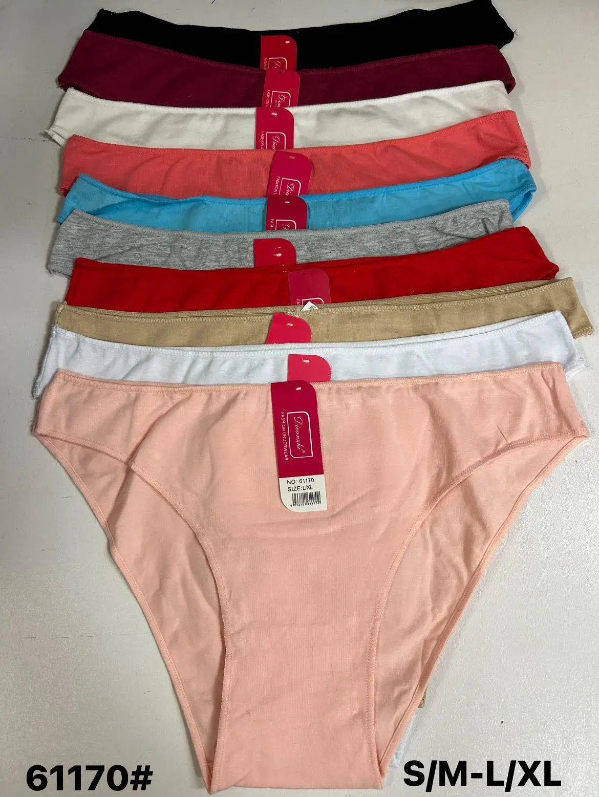 Majtki damskie bawełniane S/M-L/XL, 10 kolorów