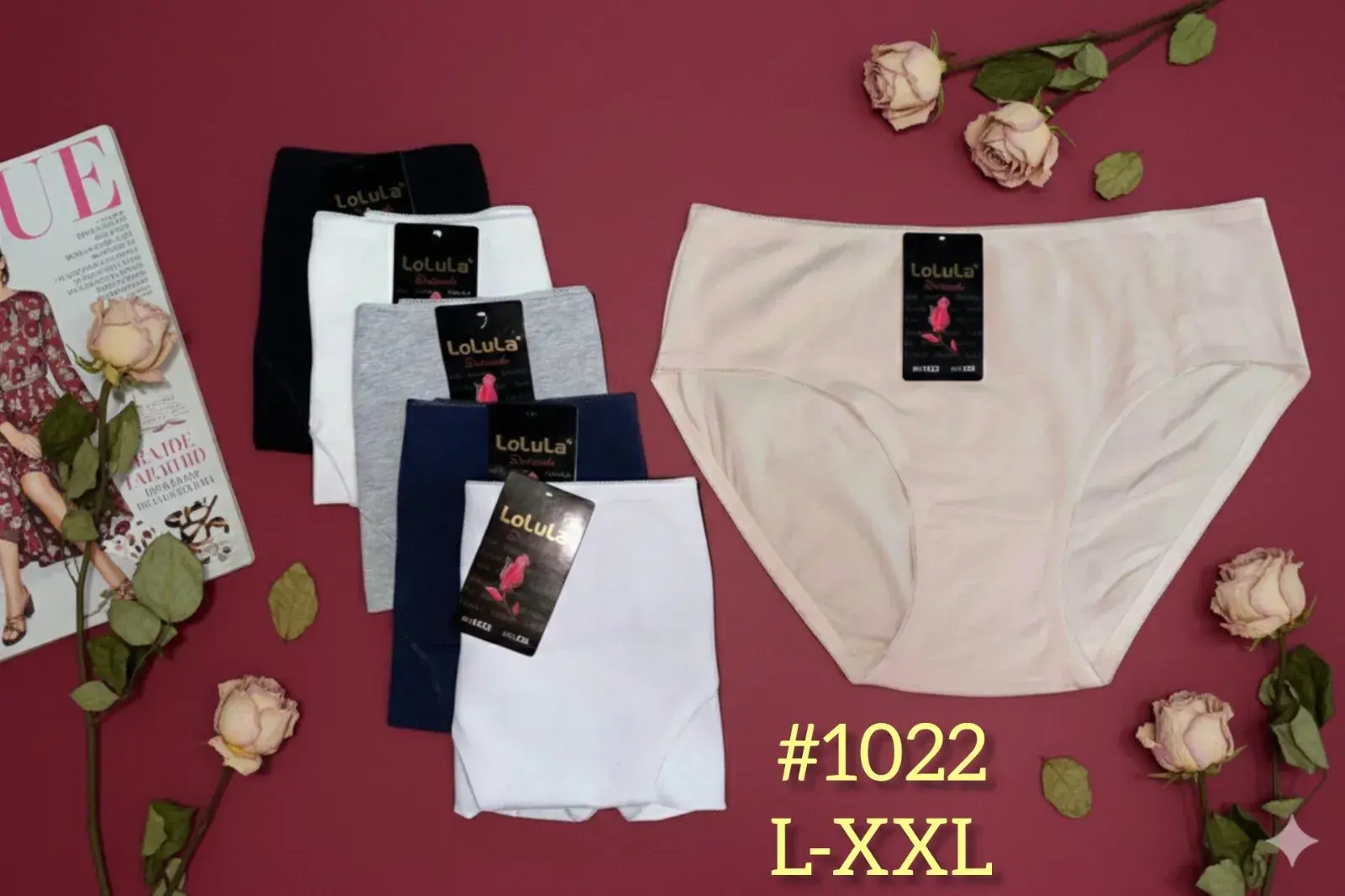 Majtki damskie Lotka L-XXL #1022, 5 szt. zestaw