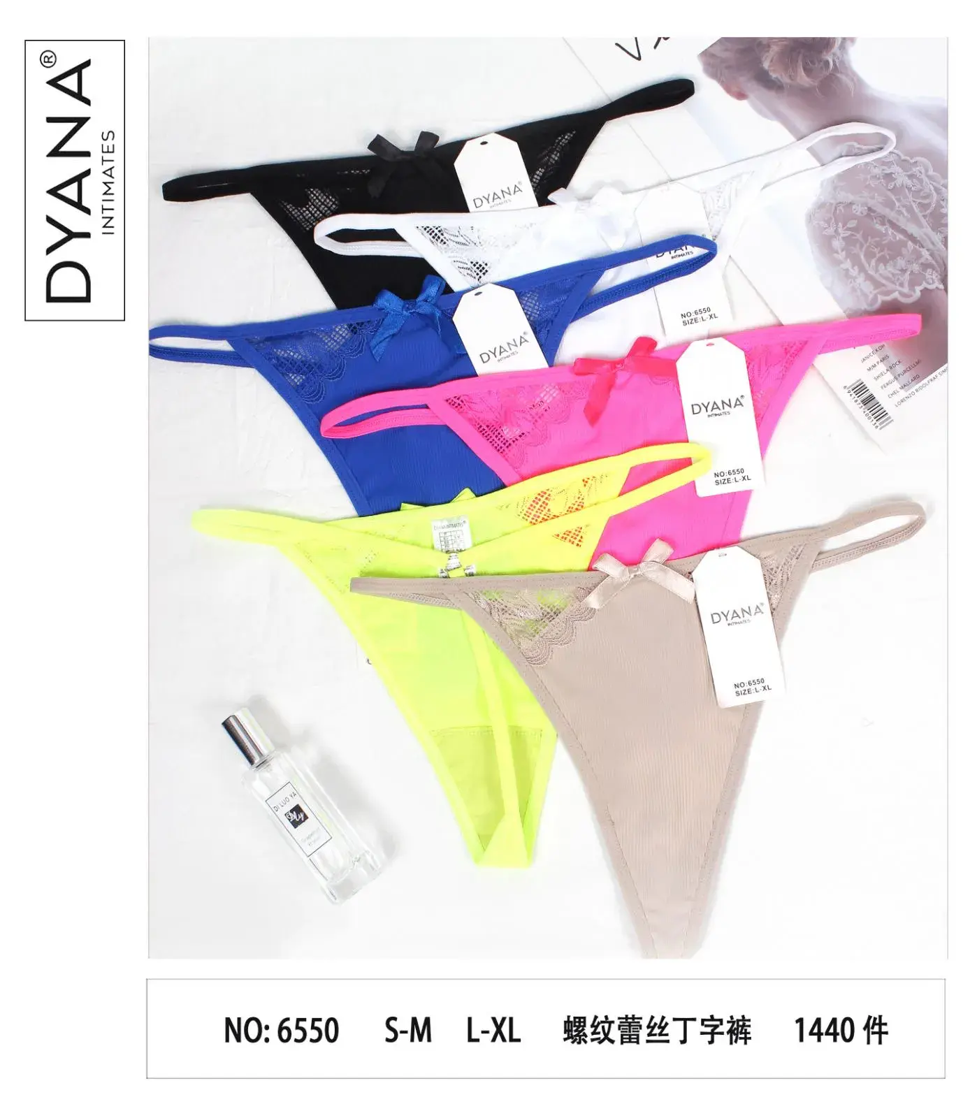 Majtki damskie Dyna Intimes stringi S-M-L-XL No.6550