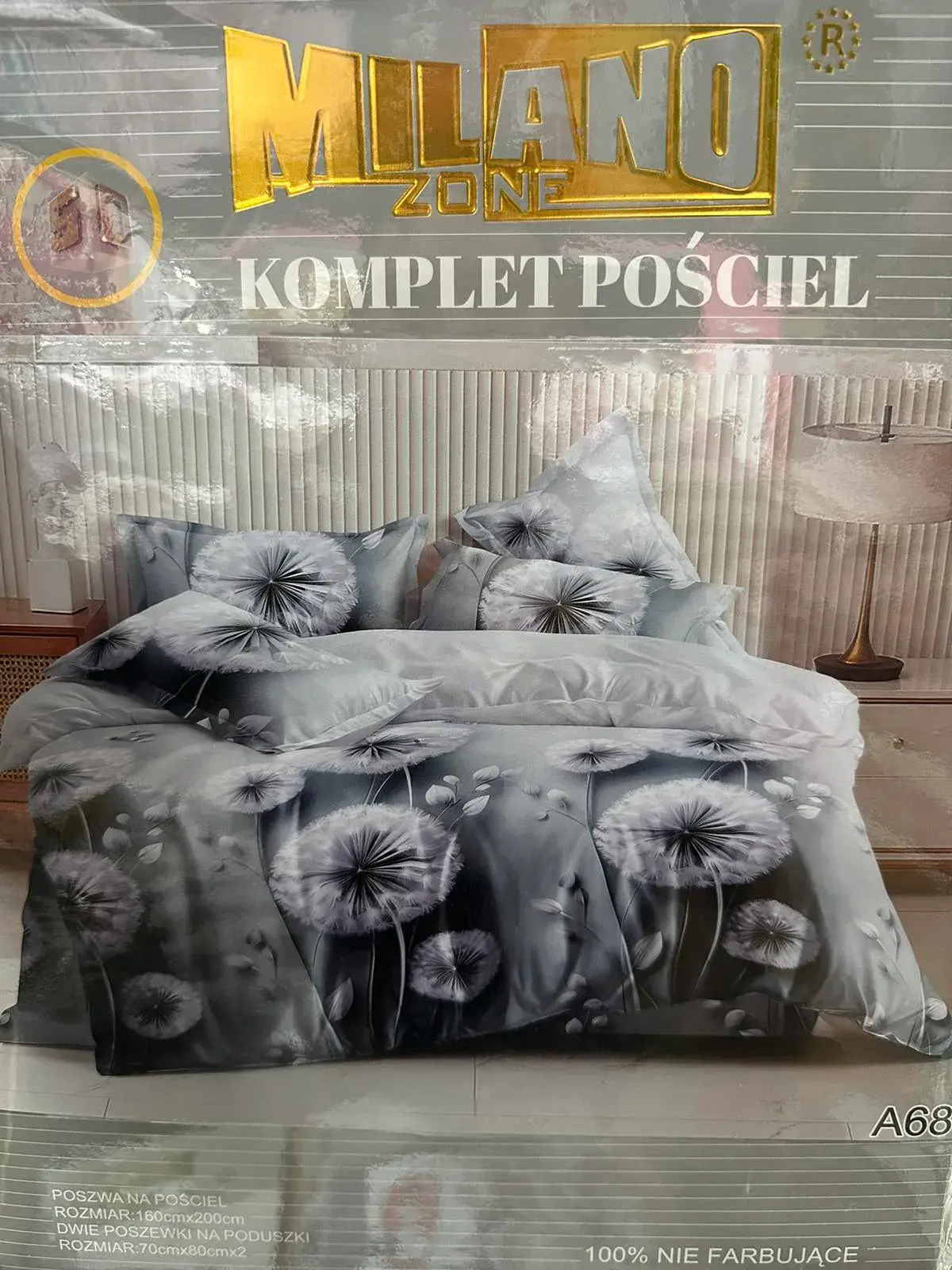 Komplet Pościel Milano Zone 3cz 160/200 A68