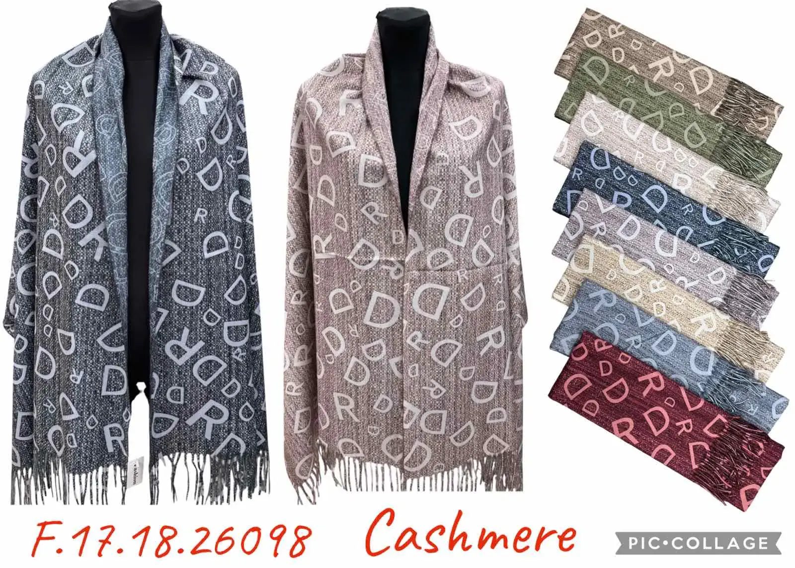 Szale damskie wzór DROPSY Cashmere