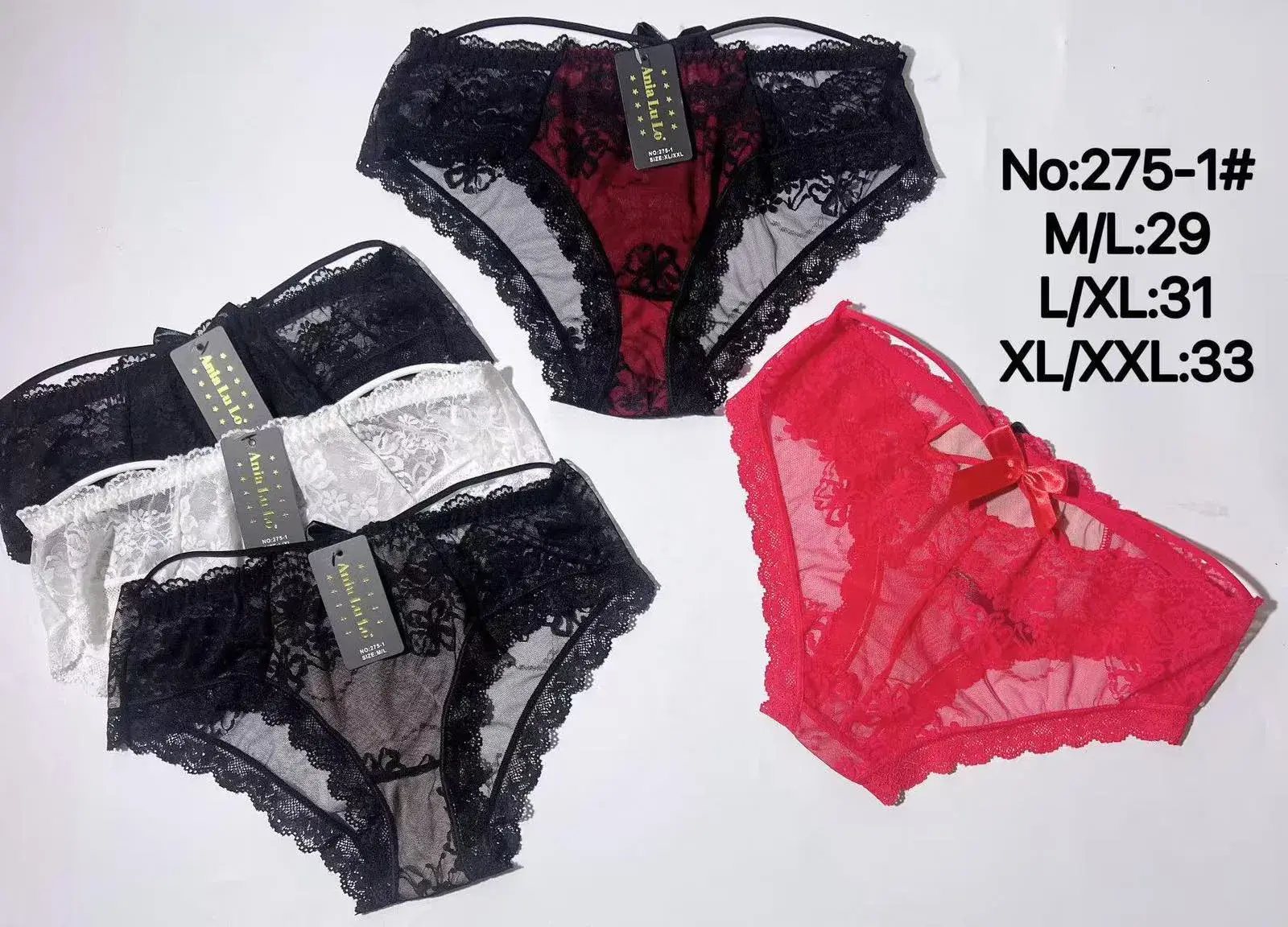 Majtki damskie koronkowe L-33 XL-XXL Nr 275