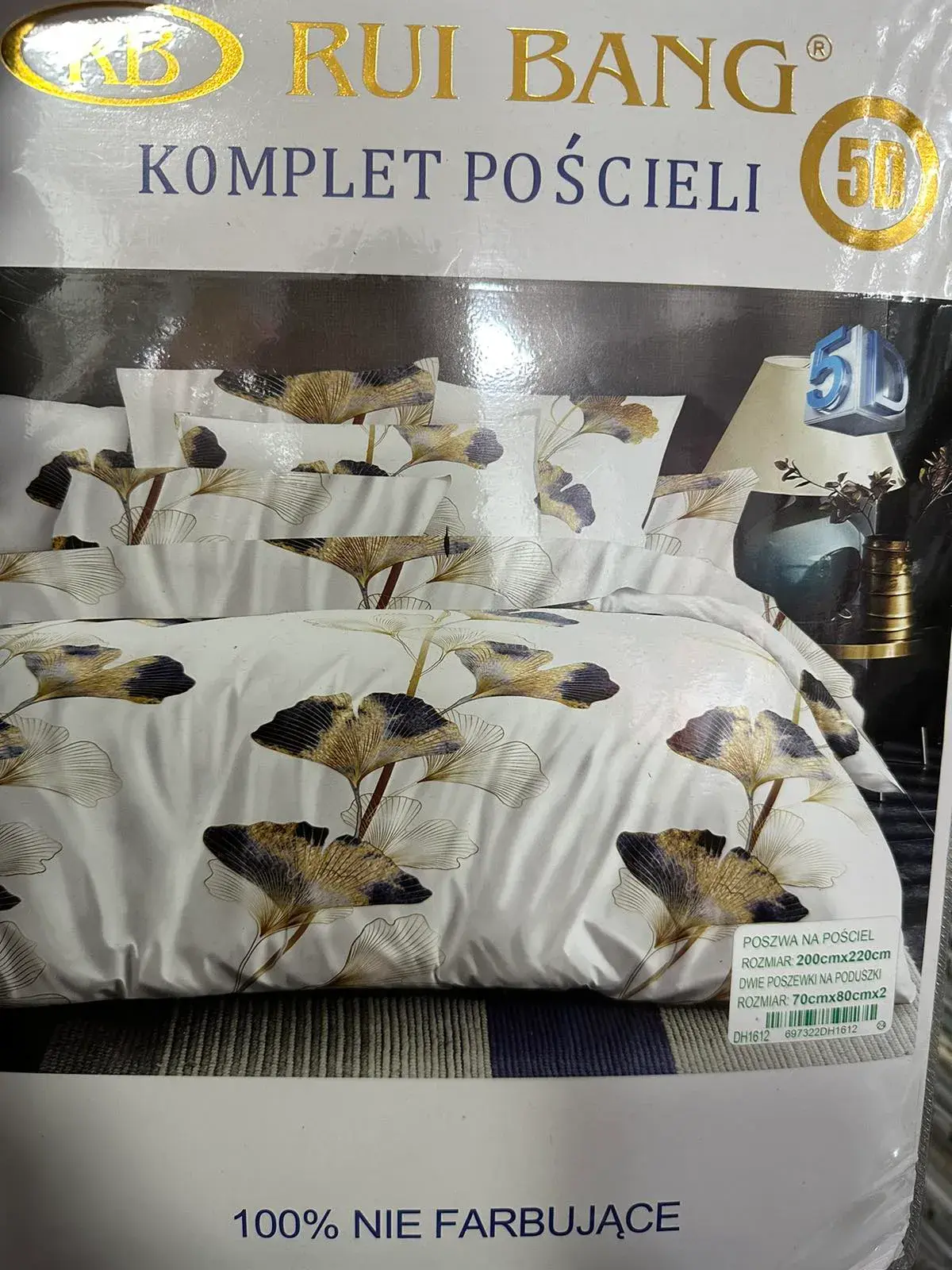 Komplet Pościeli Rui Rui Bang 3cz 200/220 50 szt