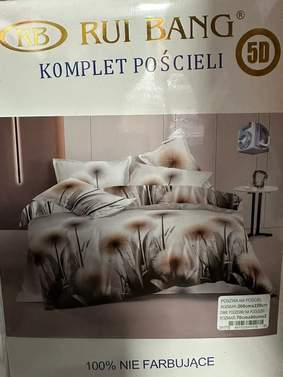 Komplet Pościeli Rui Rui Bang Bang 3CZ 200/220 50D