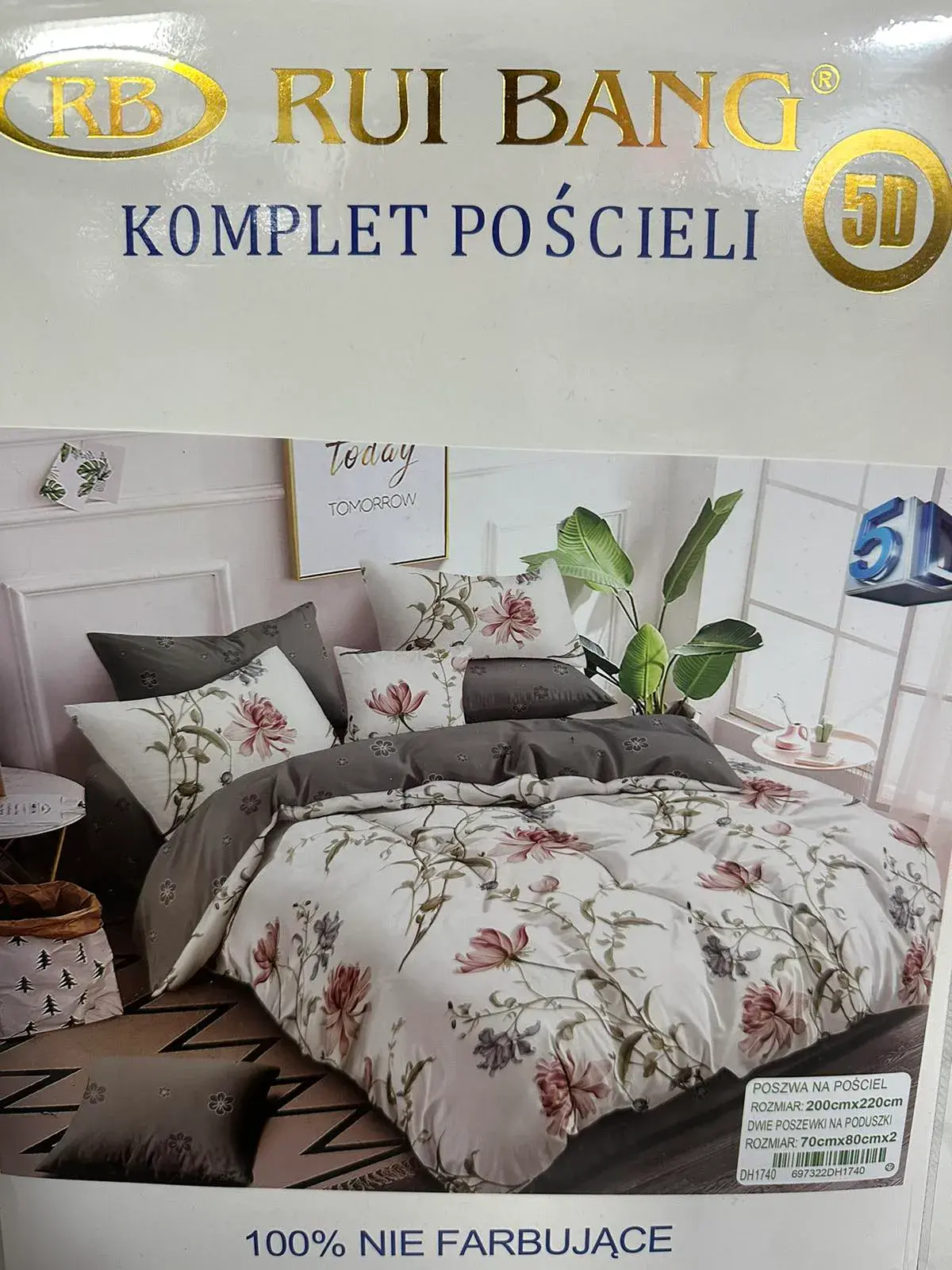 Komplet Pościeli 3D 200/220 Rui Rui Bang Bang