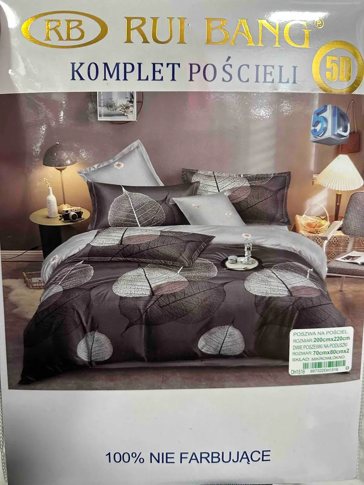 Komplet Pościeli 3CZ Ruii Bang 200/220 50D