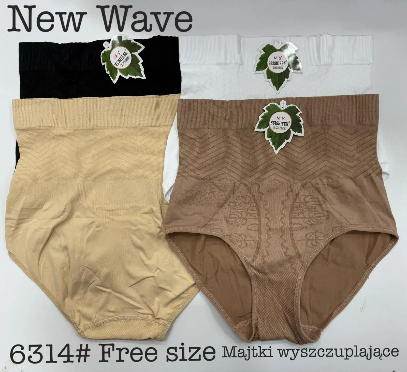 Majtki damskie wyszczuplające New Wave Free Size 6314#