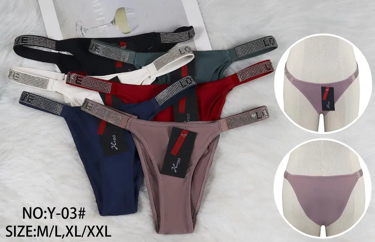 Majtki damskie DY-03 S/M/L/XL/XXL czarny szary granatowy