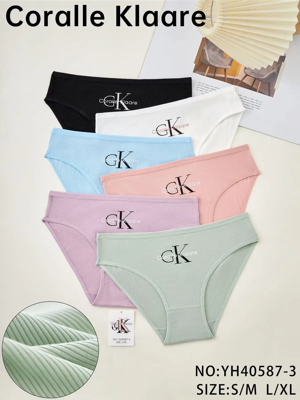 Majtki damskie Corallelle Klaaare YH4057-3 S/M L/XL