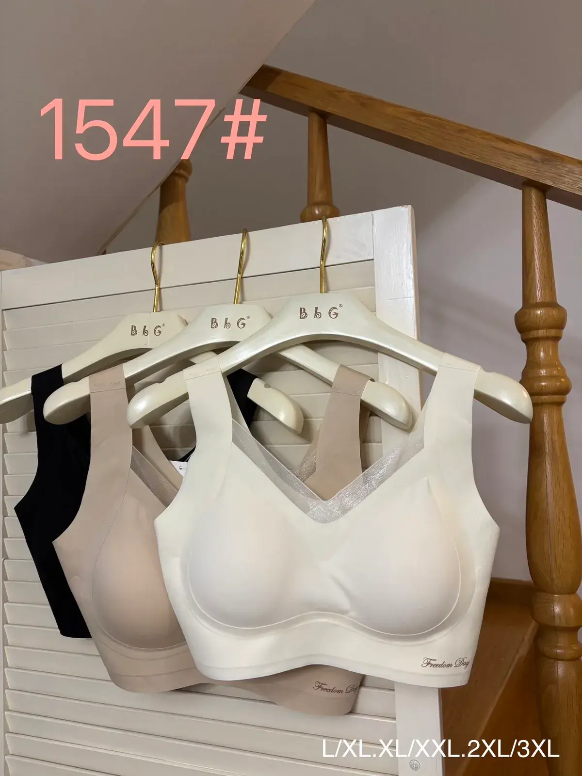 Biustonosz damski bezszwowy B&G XL-XXL-XXXL