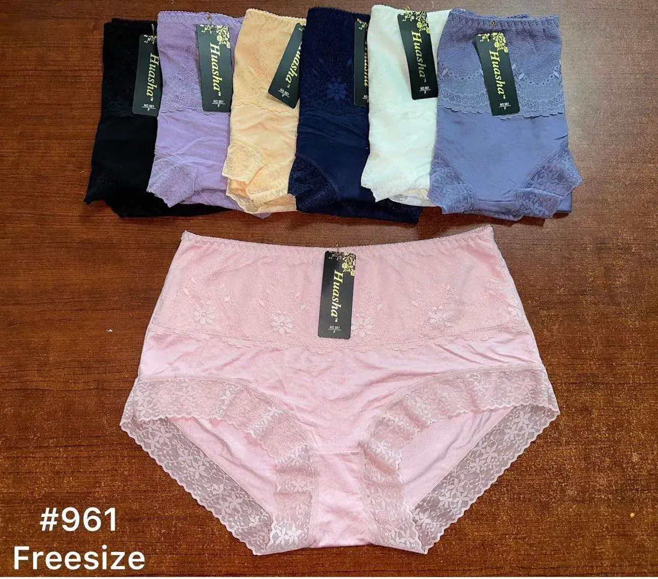 Majtki damskie Free Size 961 HONGYU kolorowe 24 szt