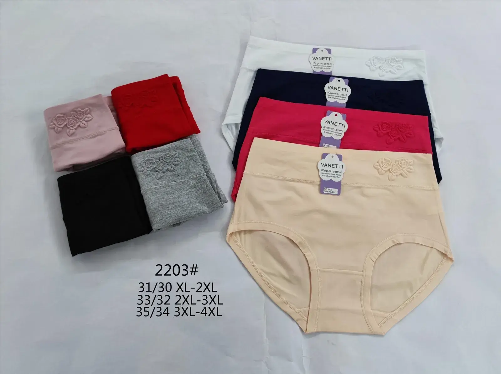 Majtki damskie Venti XL-XXL 31/30-34/34, 4 szt. w paczce
