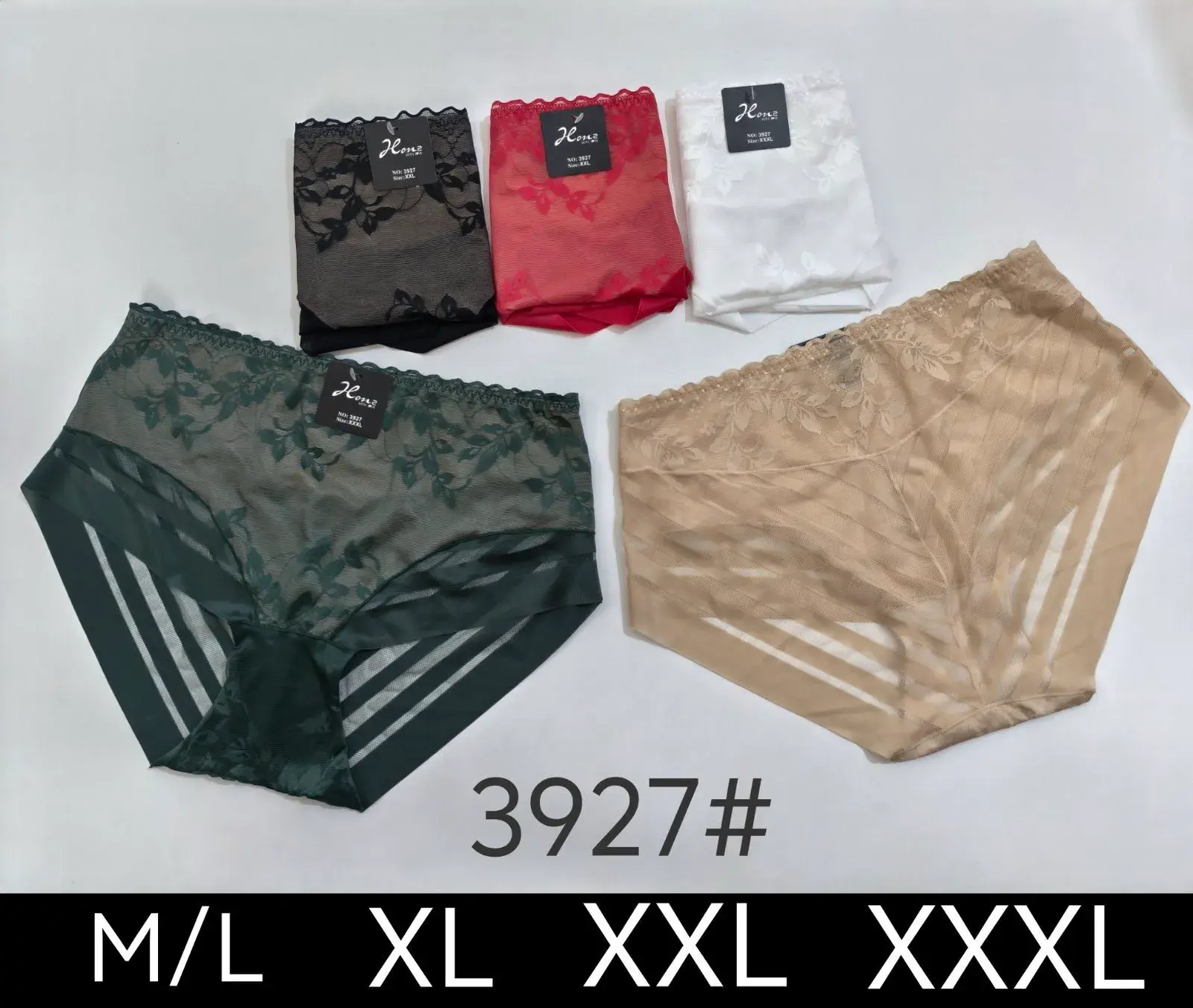 Majtki damskie 3927# M/L XL XXXL XXXXXL 5 kolorów
