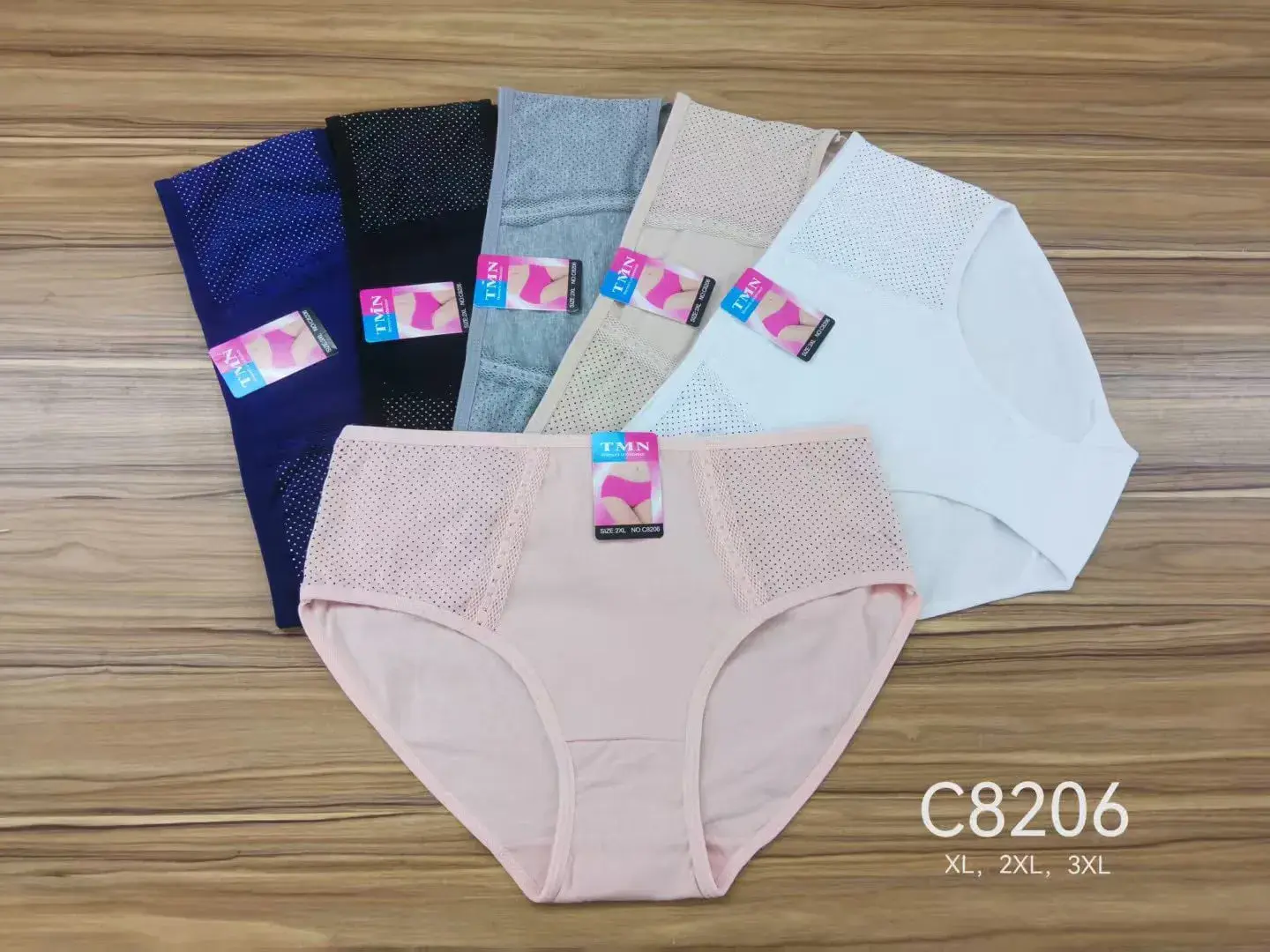 Majtki damskie C82 XL,2XL,3XL - 6 kolorów