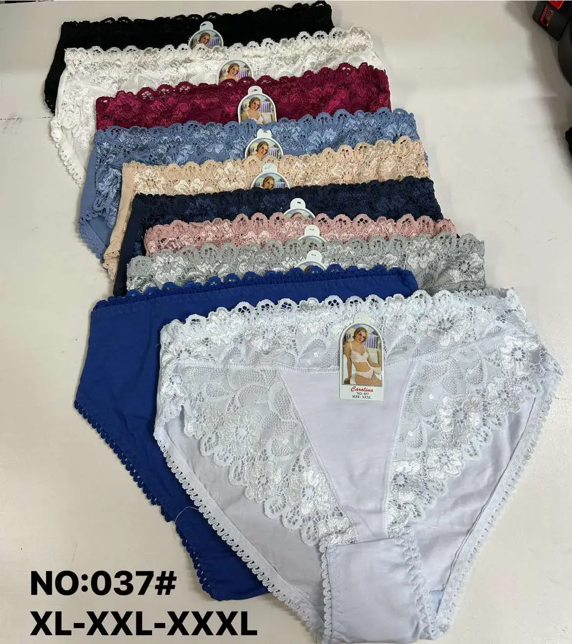 Majtki damskie XL-XXL-XXXL z koronką NO:037