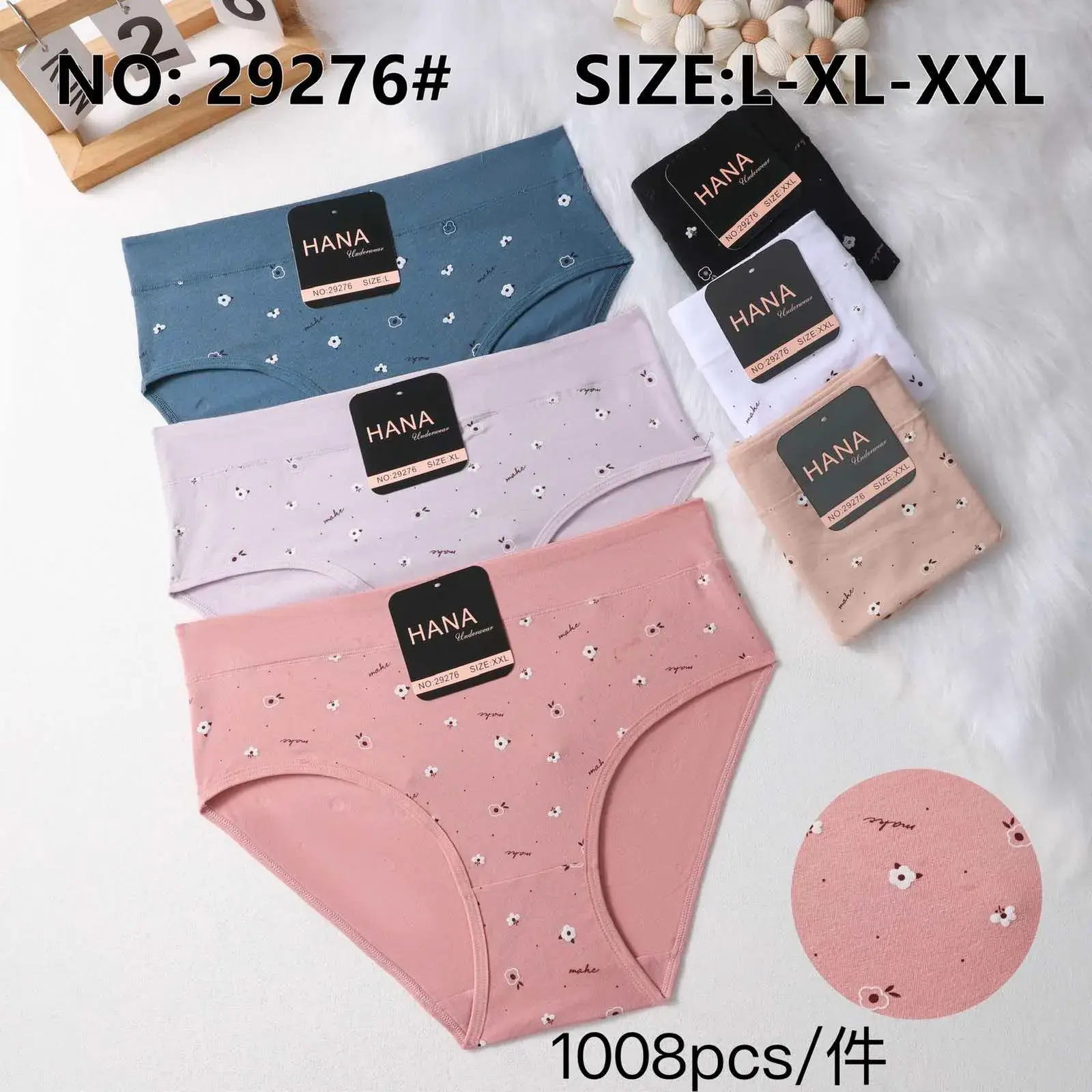 Majtki damskie HANA L-XL-XXXL 5 szt. NO.29276