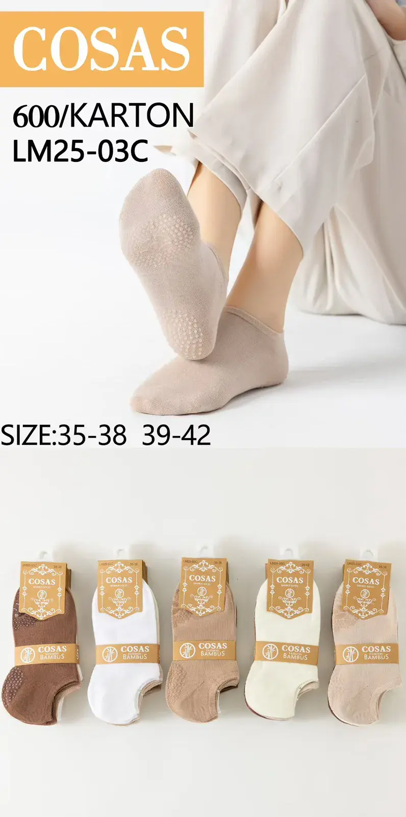 Skarpetki damskie COSASAS rozmiar 35-42 LM-25C