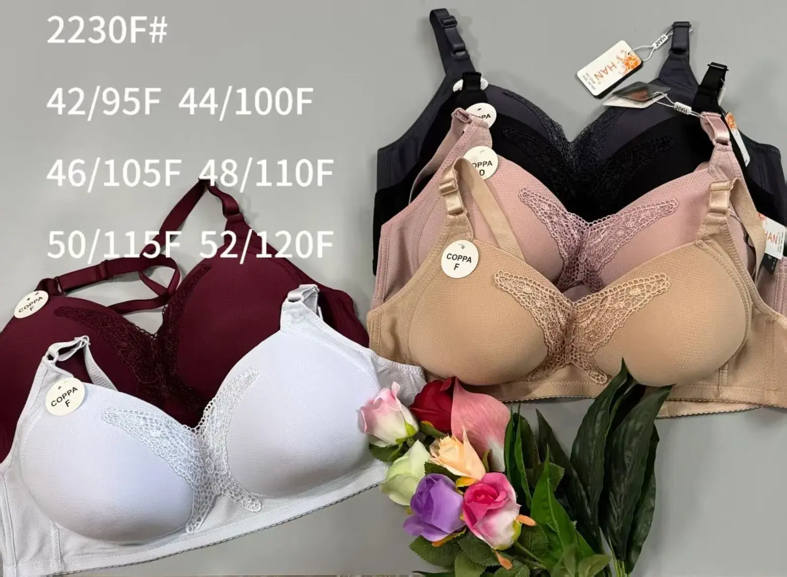 Biustonosz damski bezszwowy bez fiszbin 2230F