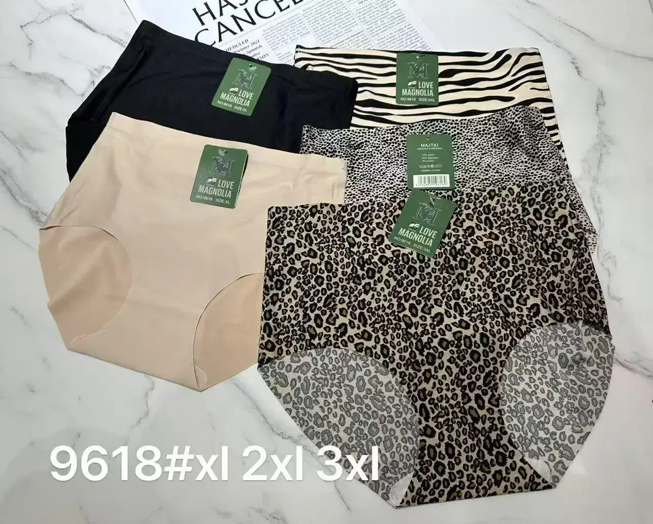 Majtki damskie hipster G18 #XL 2XL 3XL