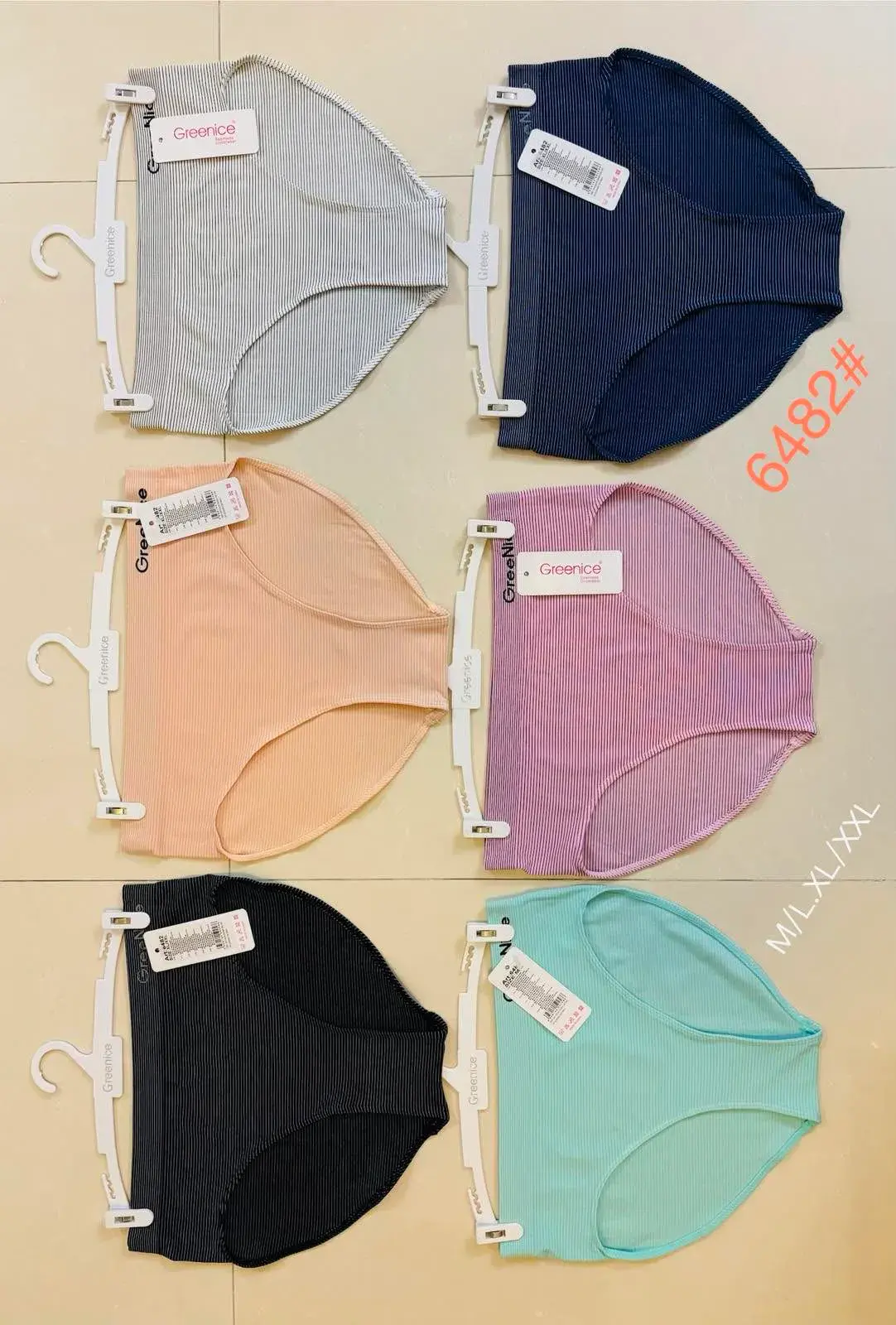 Majtki damskie Calvin Klein XL, 6 szt. w opakowaniu
