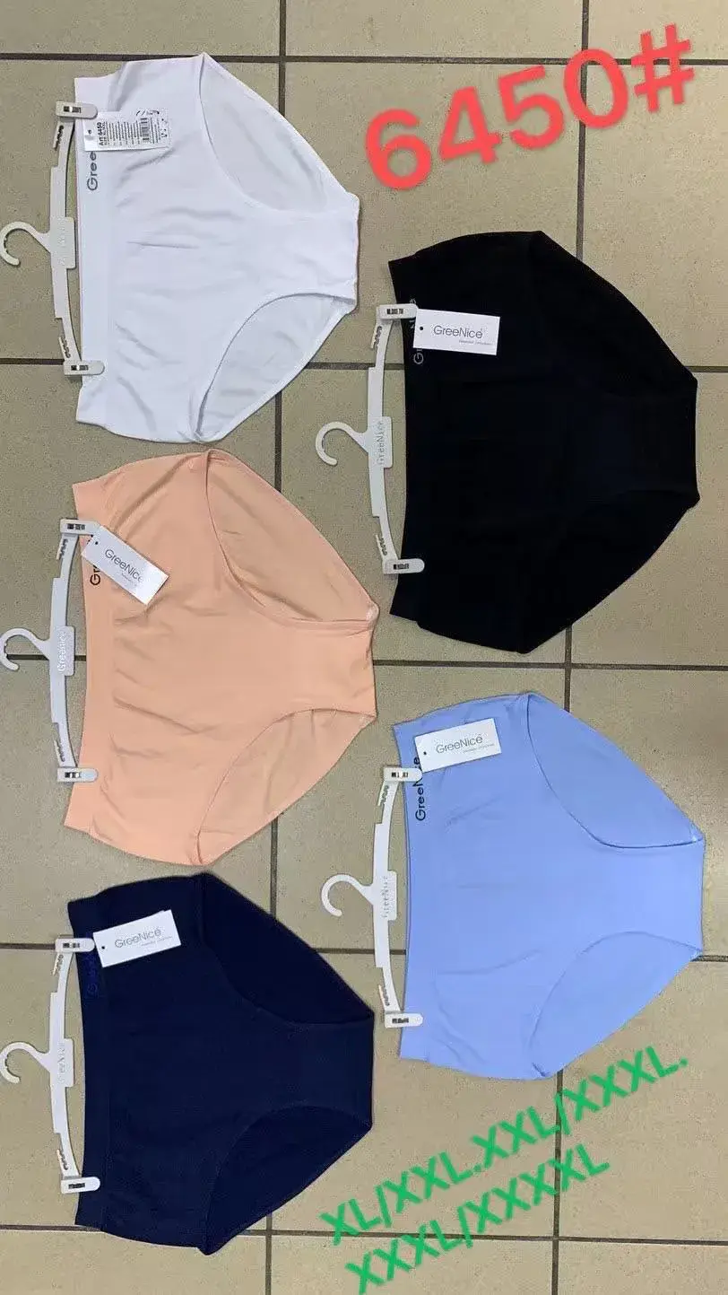 Majtki damskie XXXL, 5 szt. biały/czarny/beżowy/granatowy/niebieski