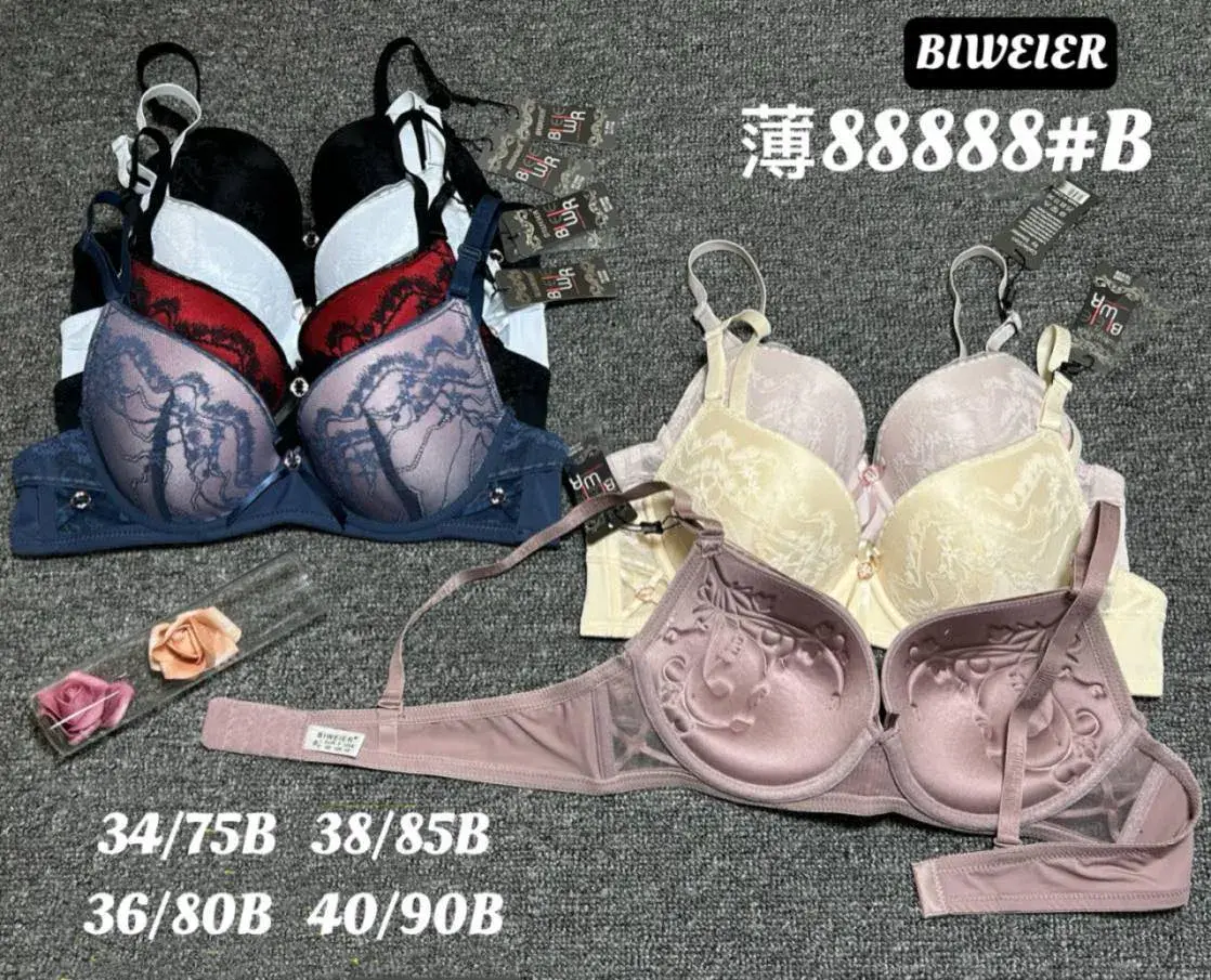 Biustonosz damski koronkowy 75B 36/80B 38/85B 40/90B