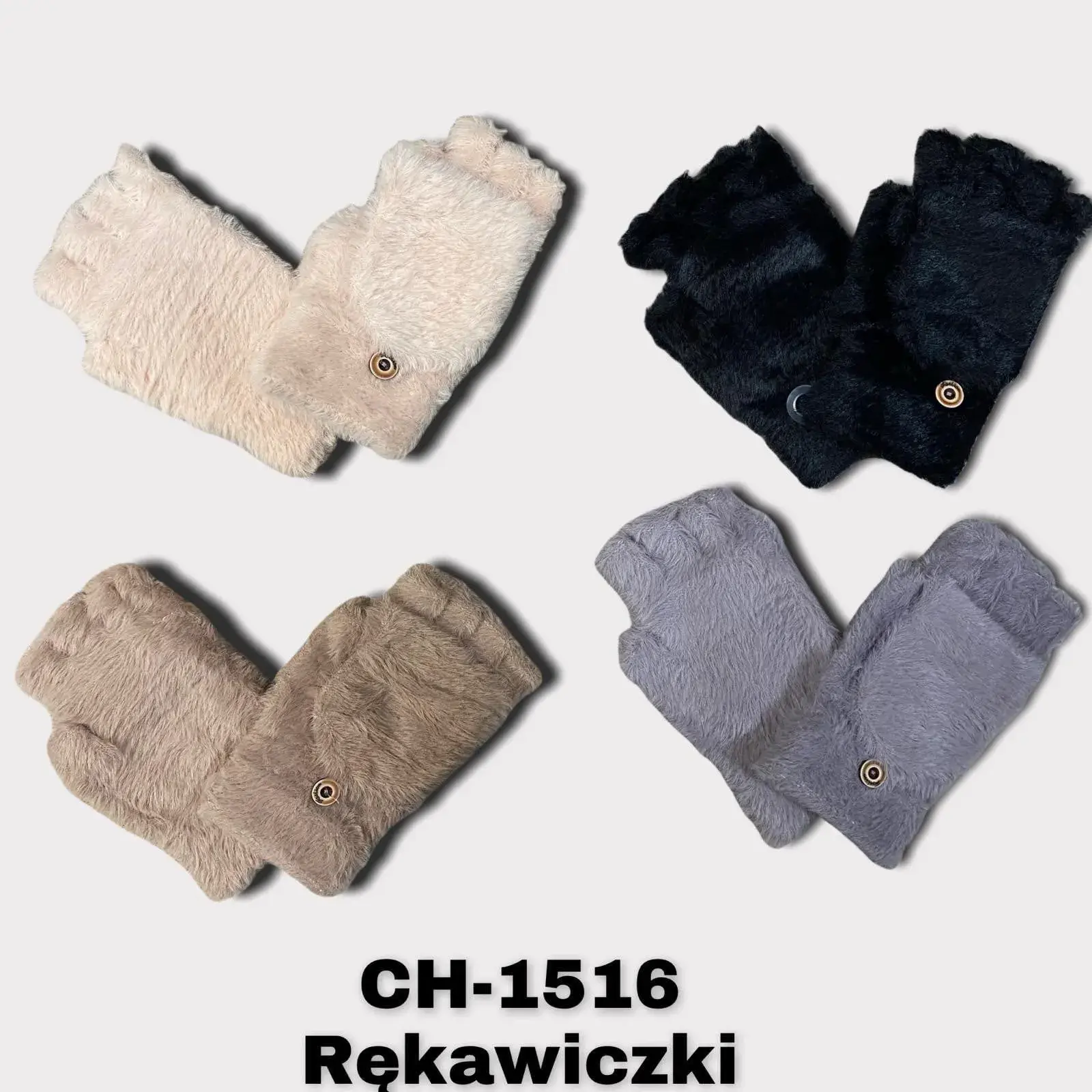 Rękawiczki damskie bez palców CH-15116