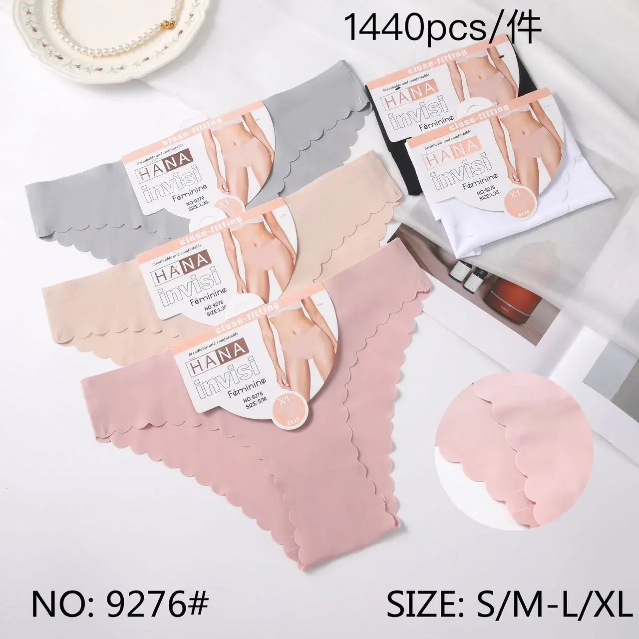 Majtki damskie Hana Invisible S/M/L/XL 144 szt