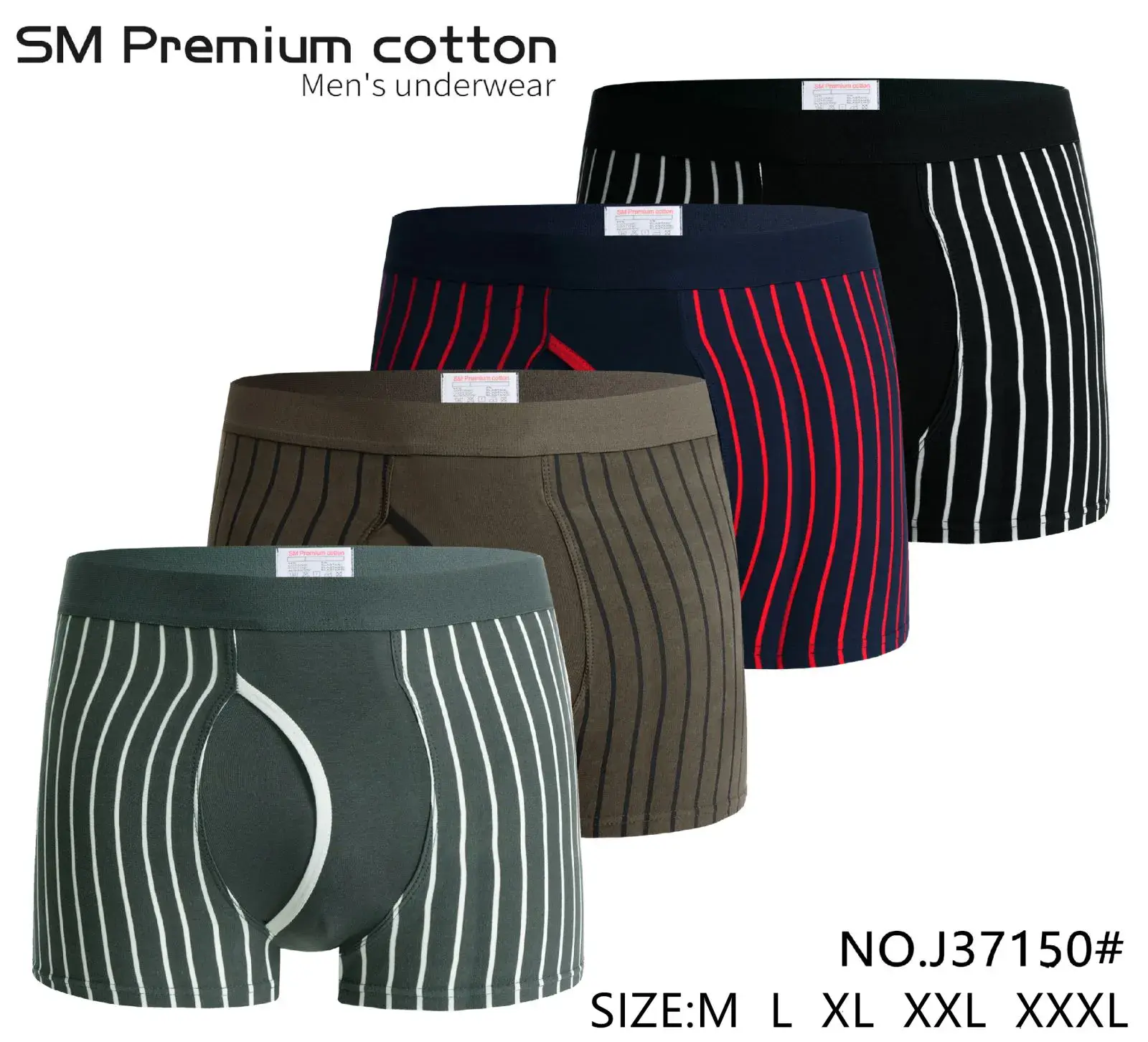 Bokserki męskie Premium bawełna S-XXL NO J3750