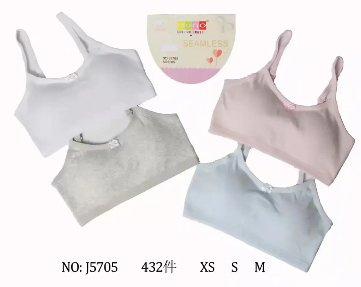 Seamless topy dziewczęce pastelowe XS-M bezszwowe