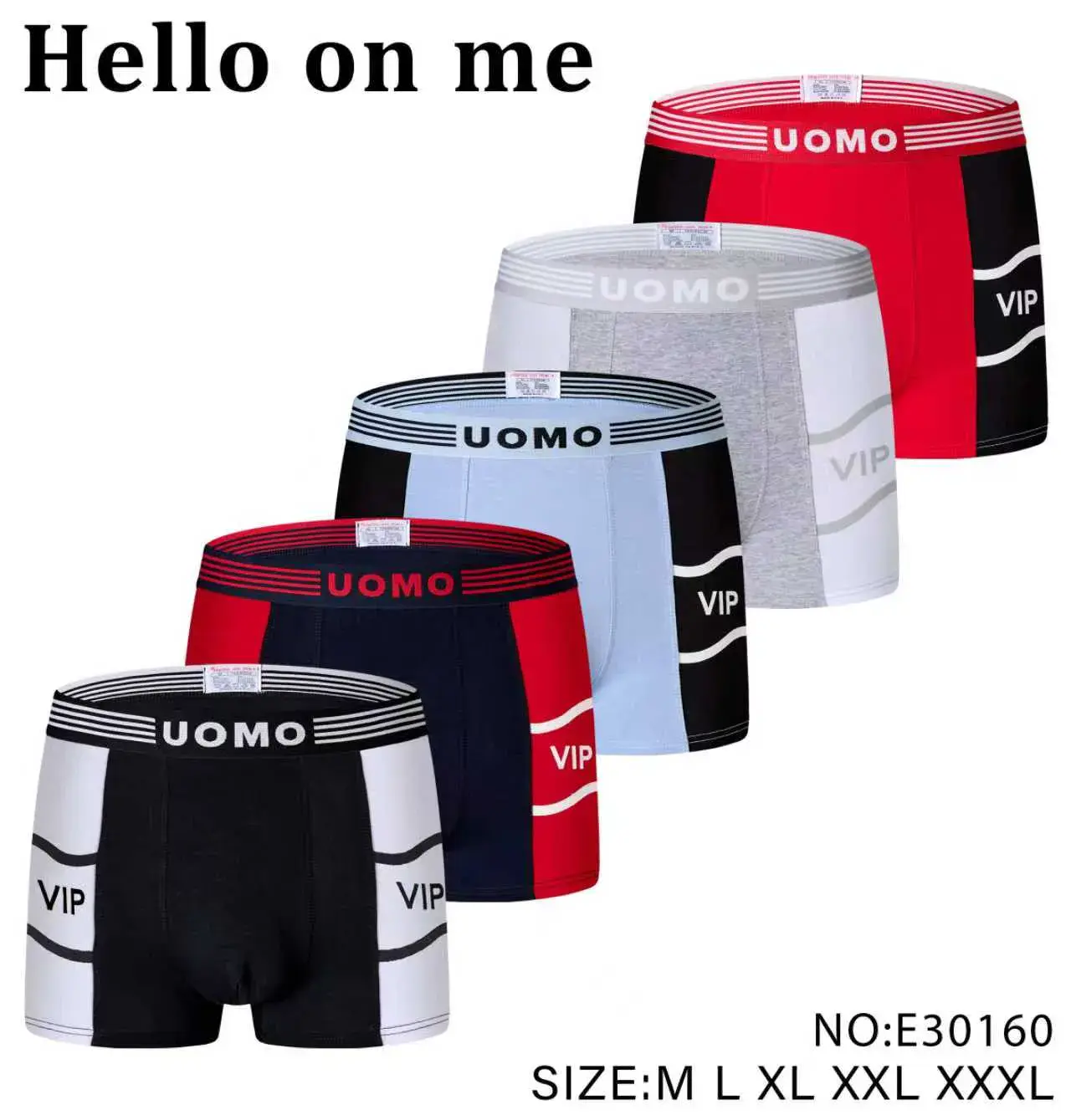 Bokserki męskie UOMO 5 szt. rozmiary M-XXXL NO:E30160