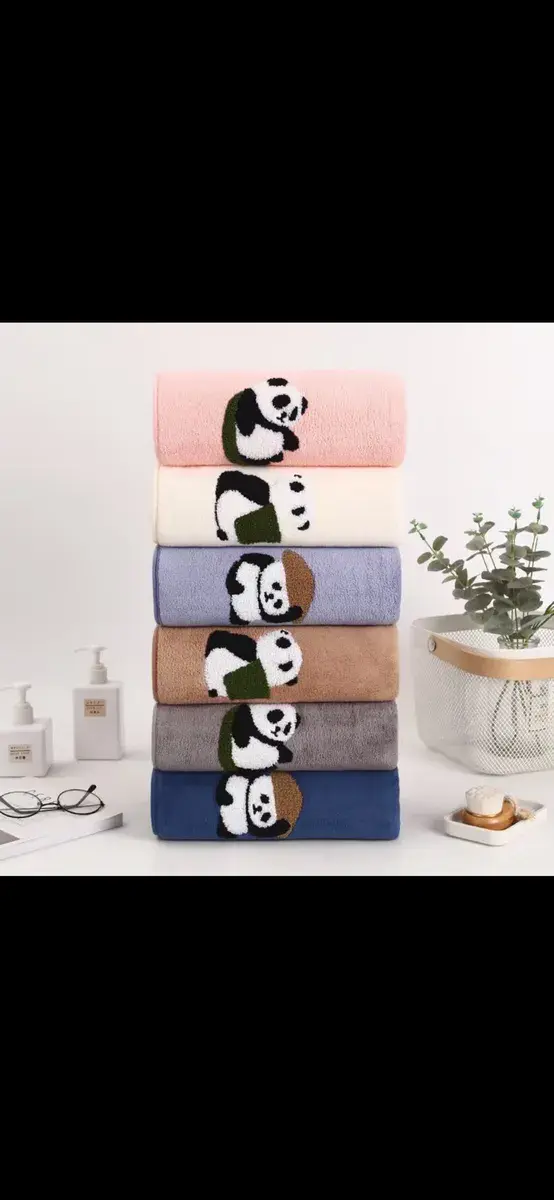 Ręcznik Mikrofibra Panda 70x140cm