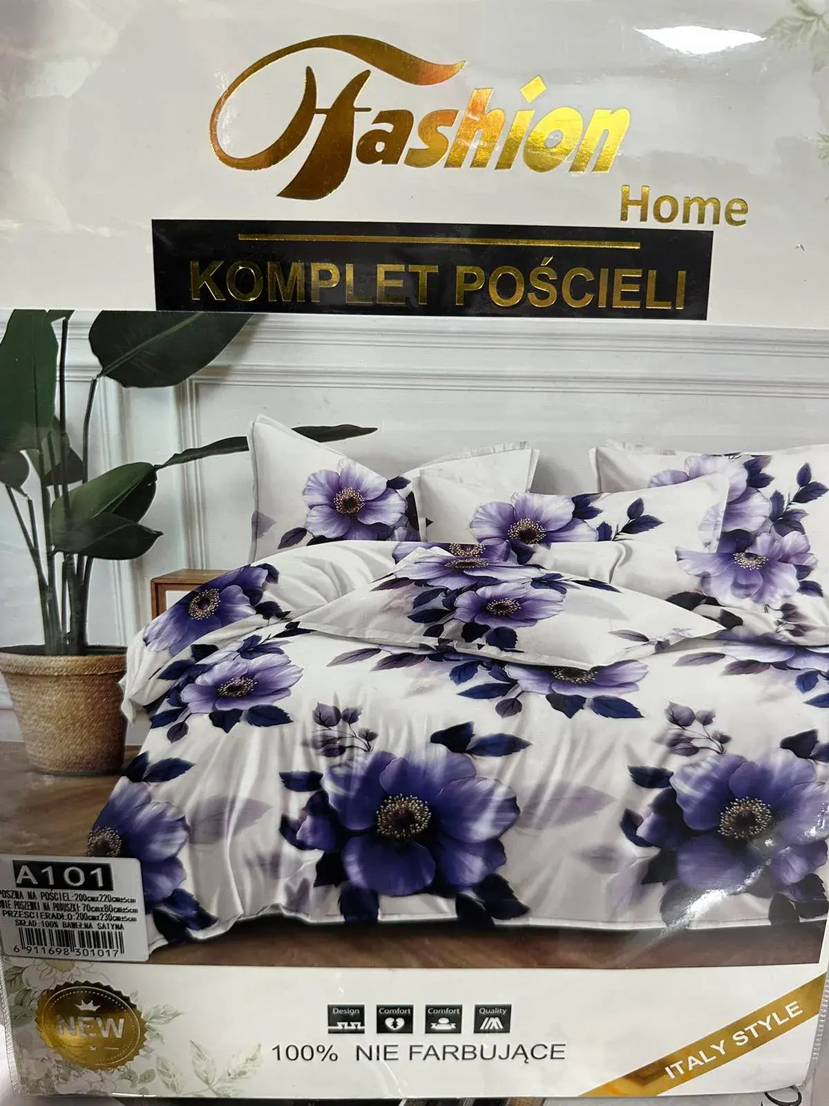 Komplet Pościeli 4CZ 200/220 Fashion Home 101