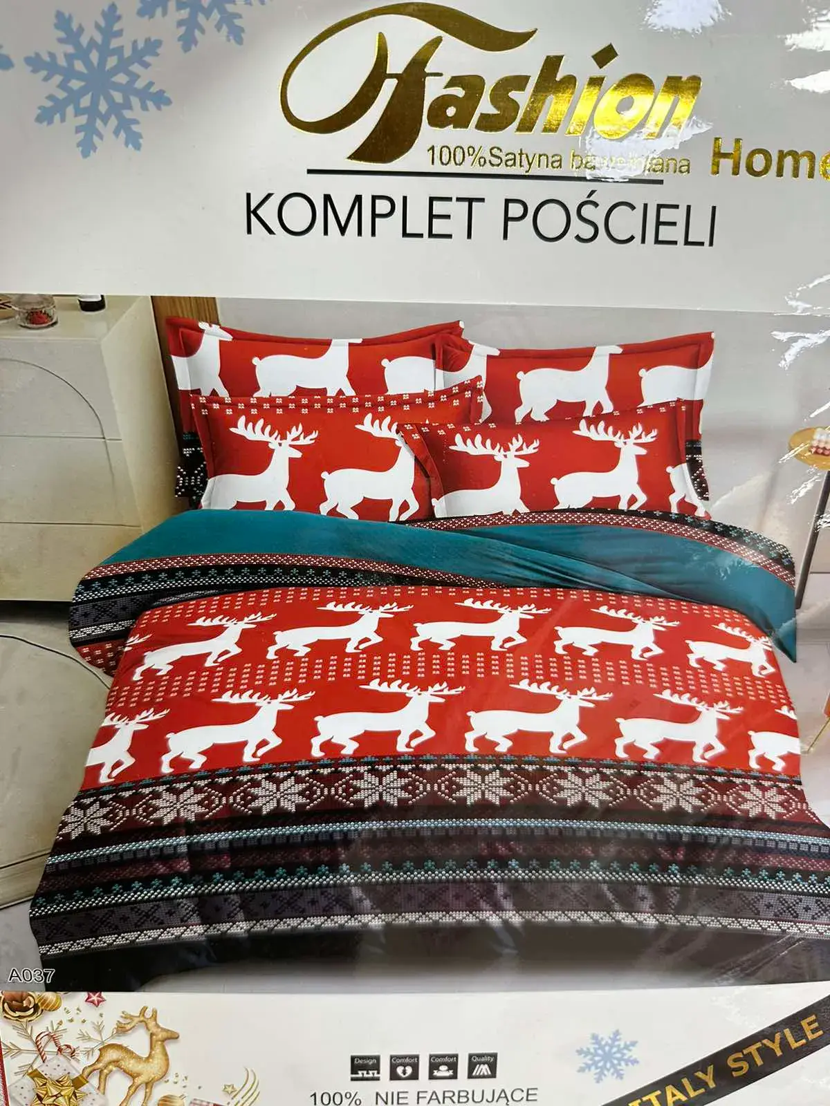 Komplet Pościeli 3CZ 160/200 100% Satyna Fashion