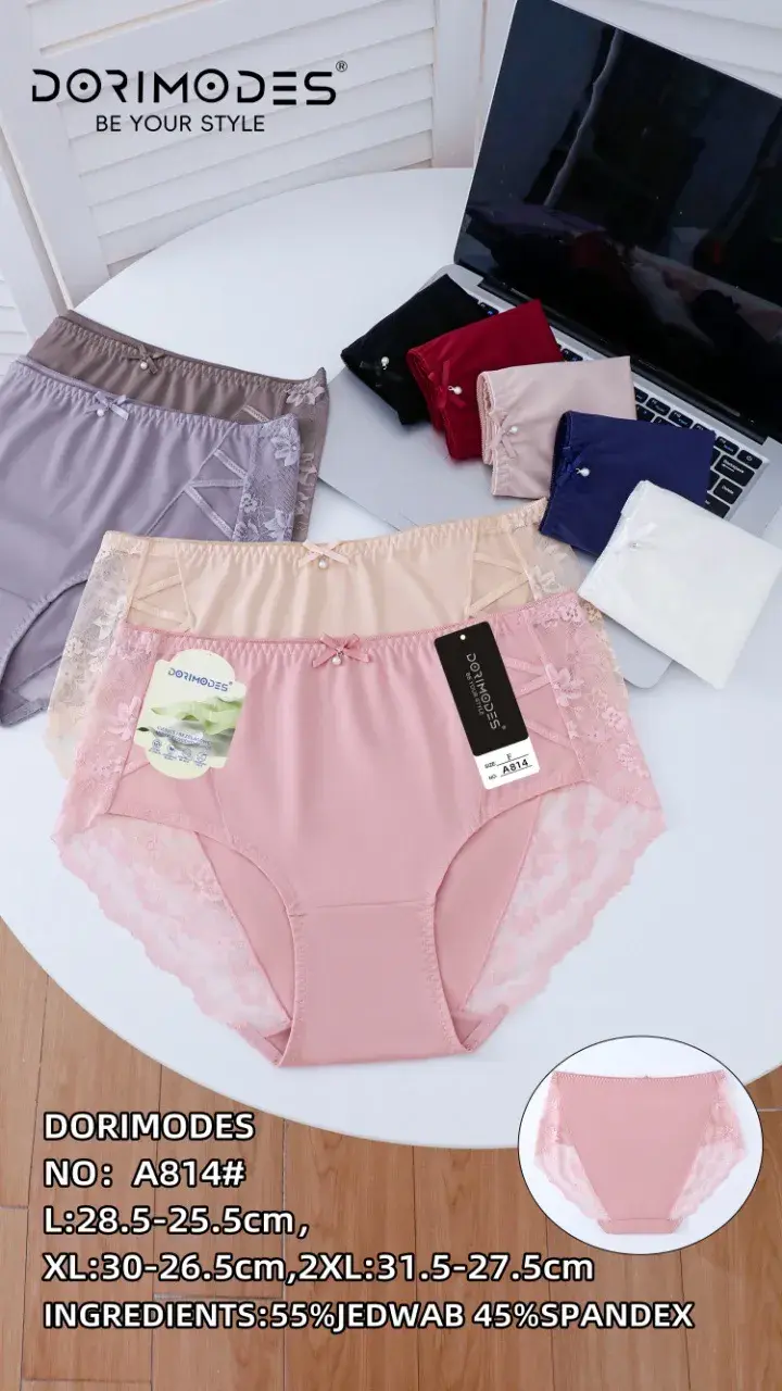 Majtki Damskie XL DORMODES 95% JEDWAB 5% SPANDEX