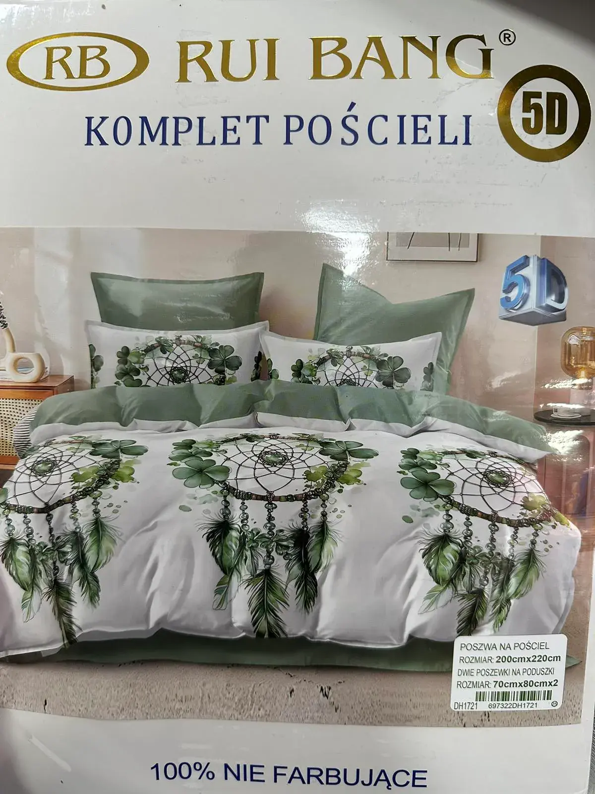 Komplet Pościeli 5cz Ruiui Bangang 200/220 50D