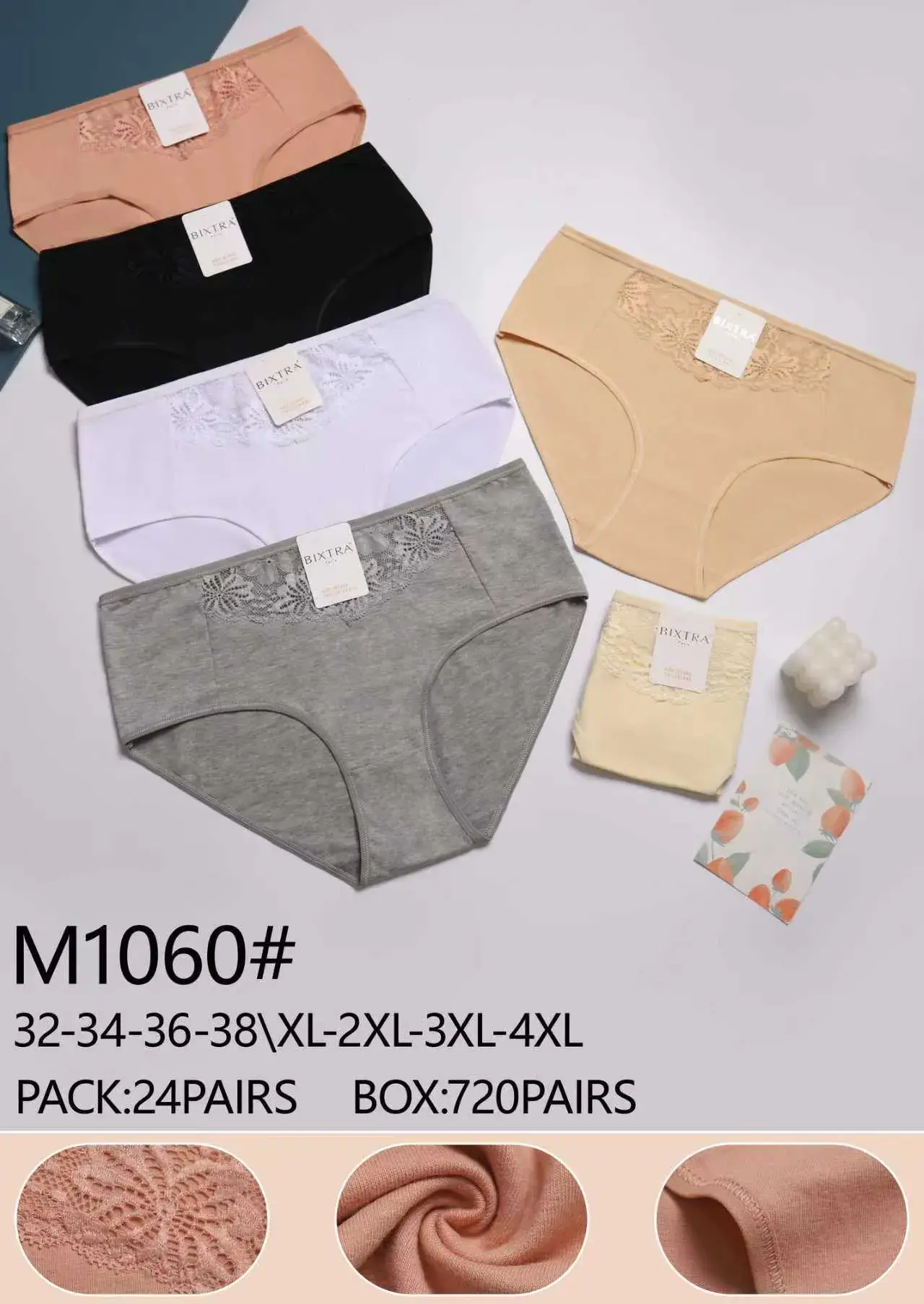 Majtki damskie M1060 rozmiary 32-34-36-38L-XL-XXL-XXL