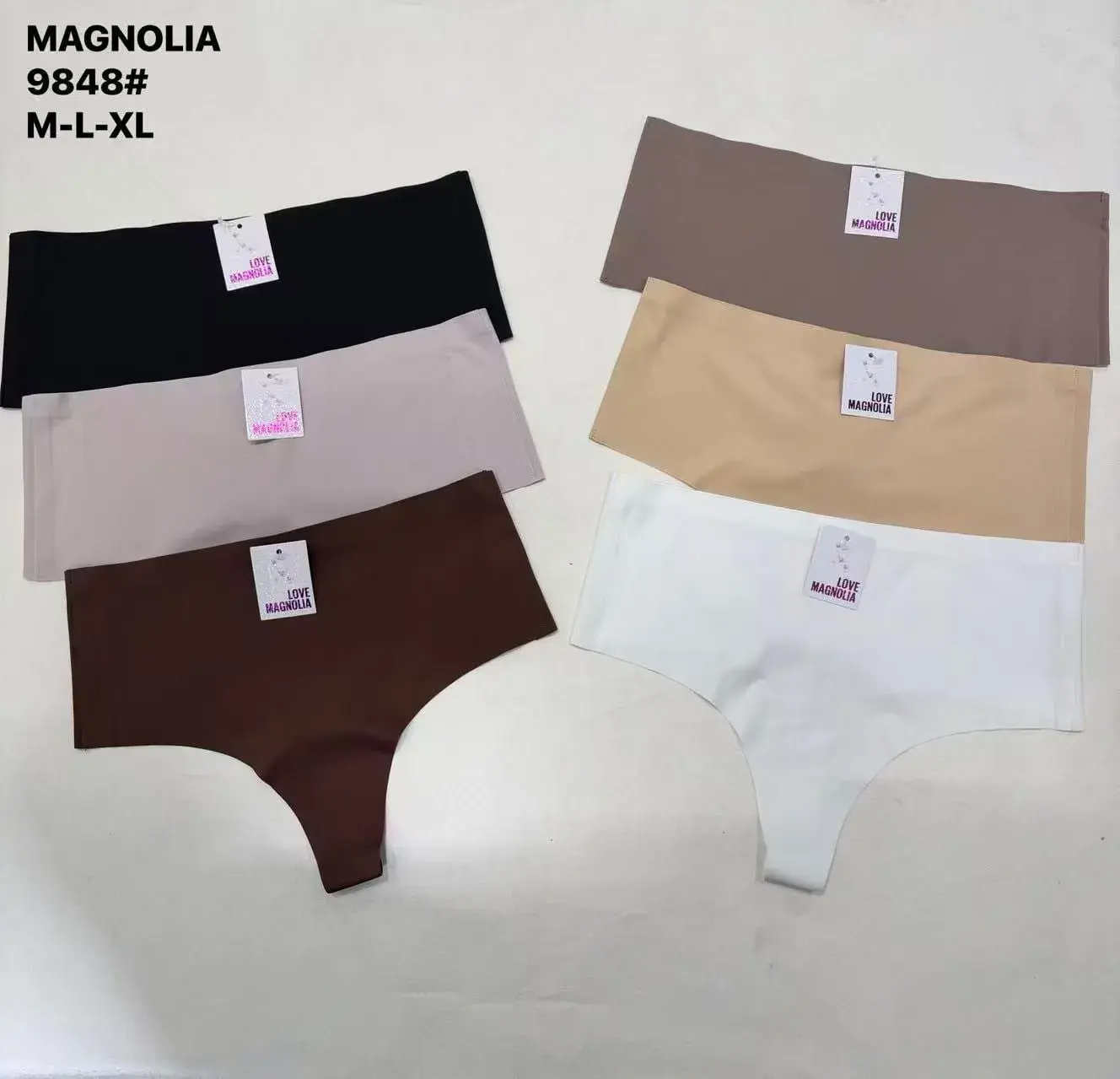 Majtki damskie Magnolie M-L XL 6 szt. mix kolorów