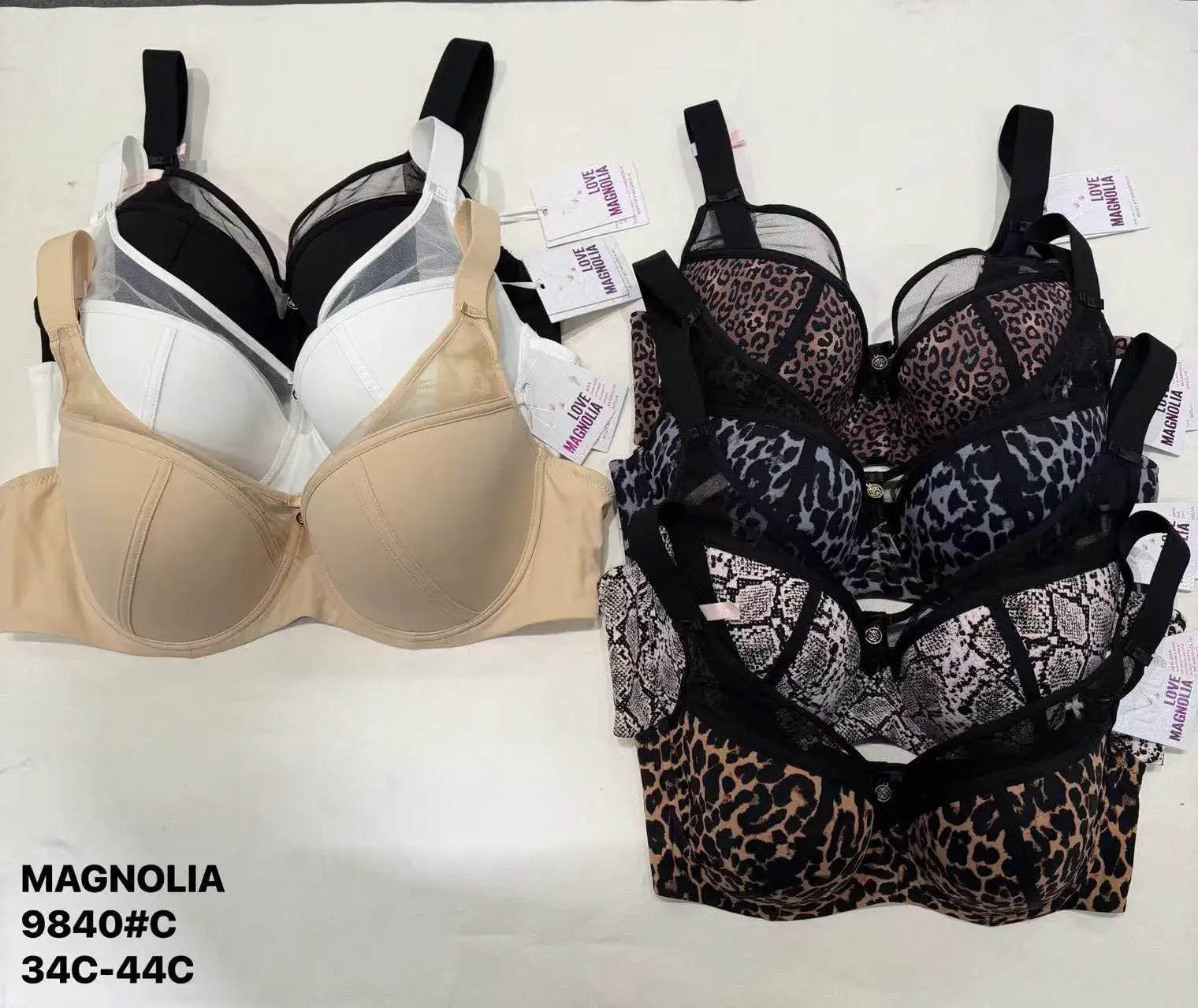 Biustonosz damski push-up 34C-44C