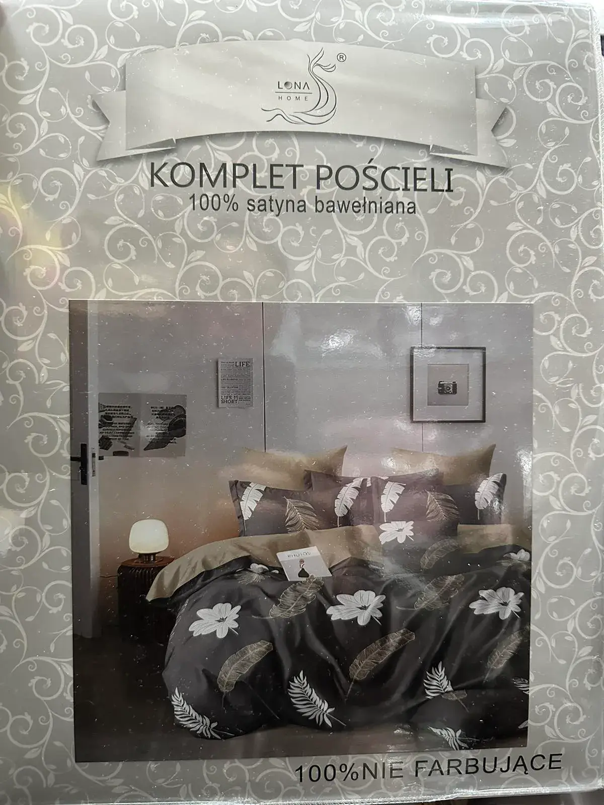Komplet Pościeli Lona Home 4 CZ 200x220 100% Satyna Bawełniana