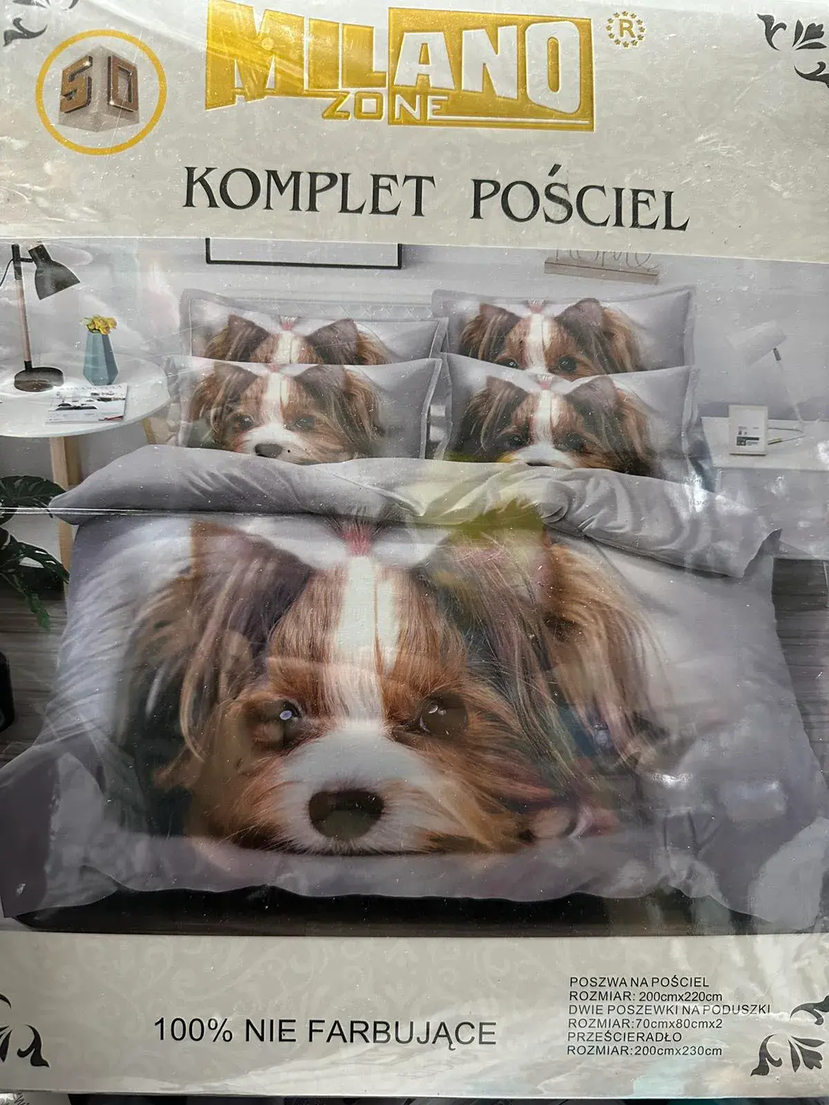 Komplet Pościel Milano 4CZ 200x220 z Yorkiem