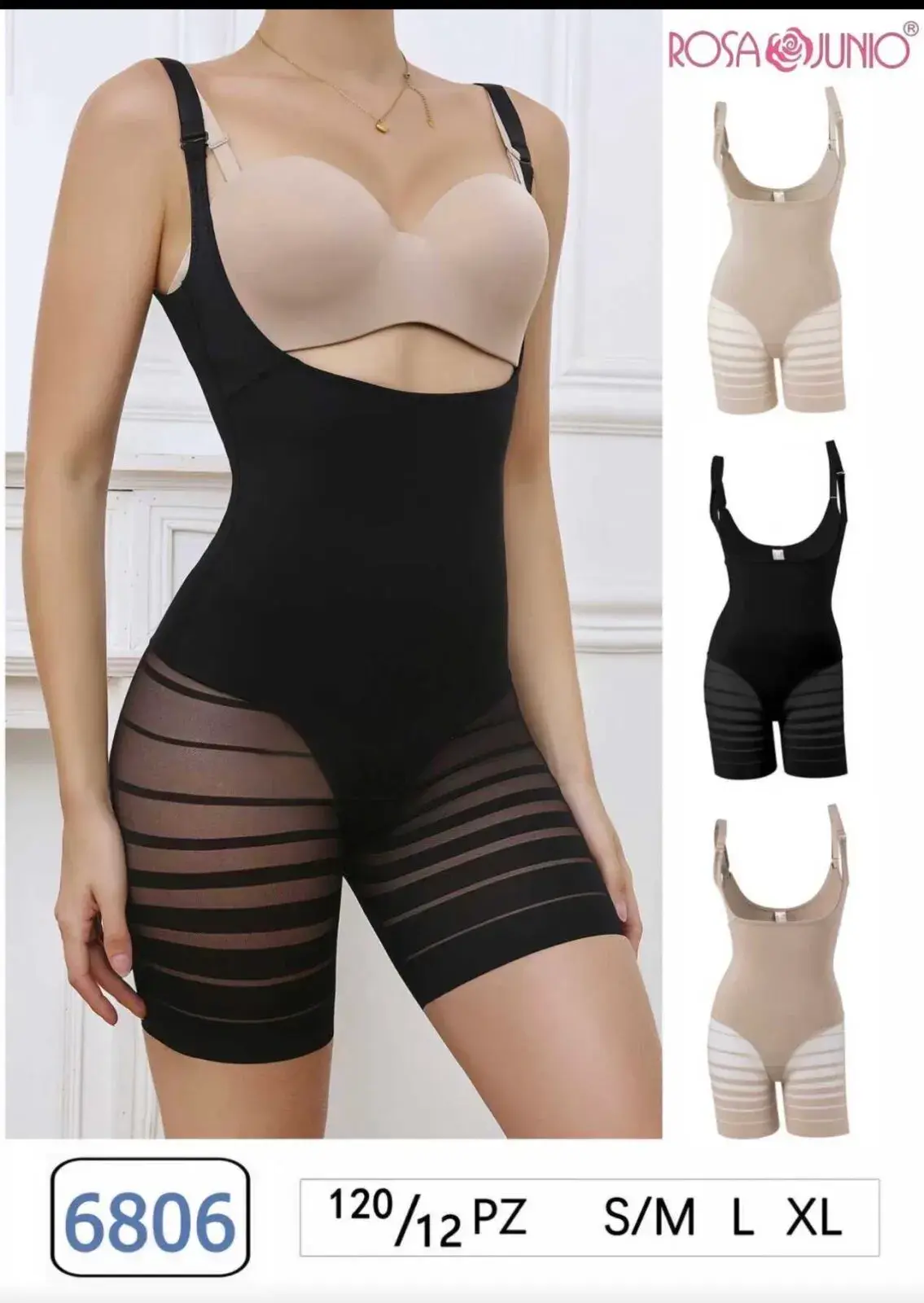 Bielizna modelująca damska Rosa Uno 6806 S/M L XL