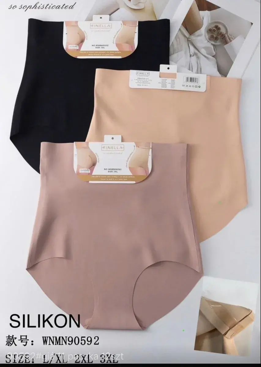 Finella Silikonowe Majtki Bezszwowe L/XL/XXL/3XL