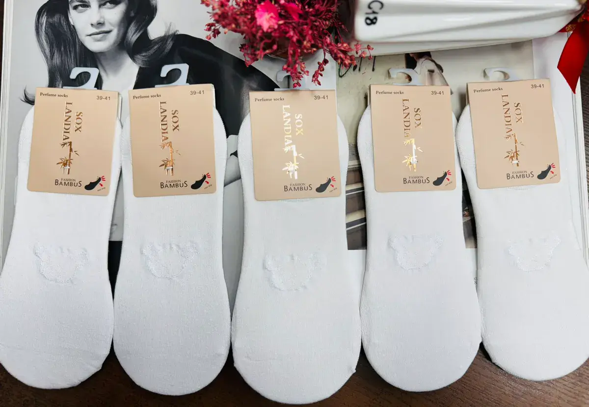 Bambusowe Perfume Socks Ladiax Białe 39-41