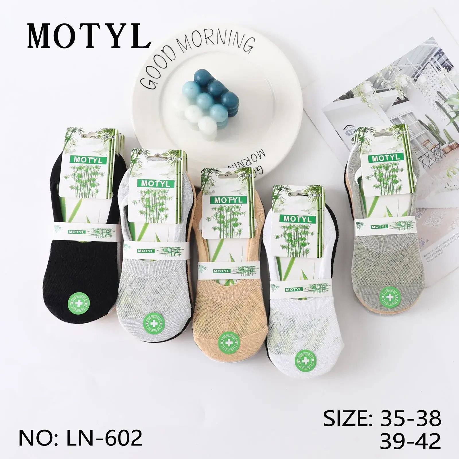 Skarpetki Damskie Motyl Good Morning 35-42, 5 par
